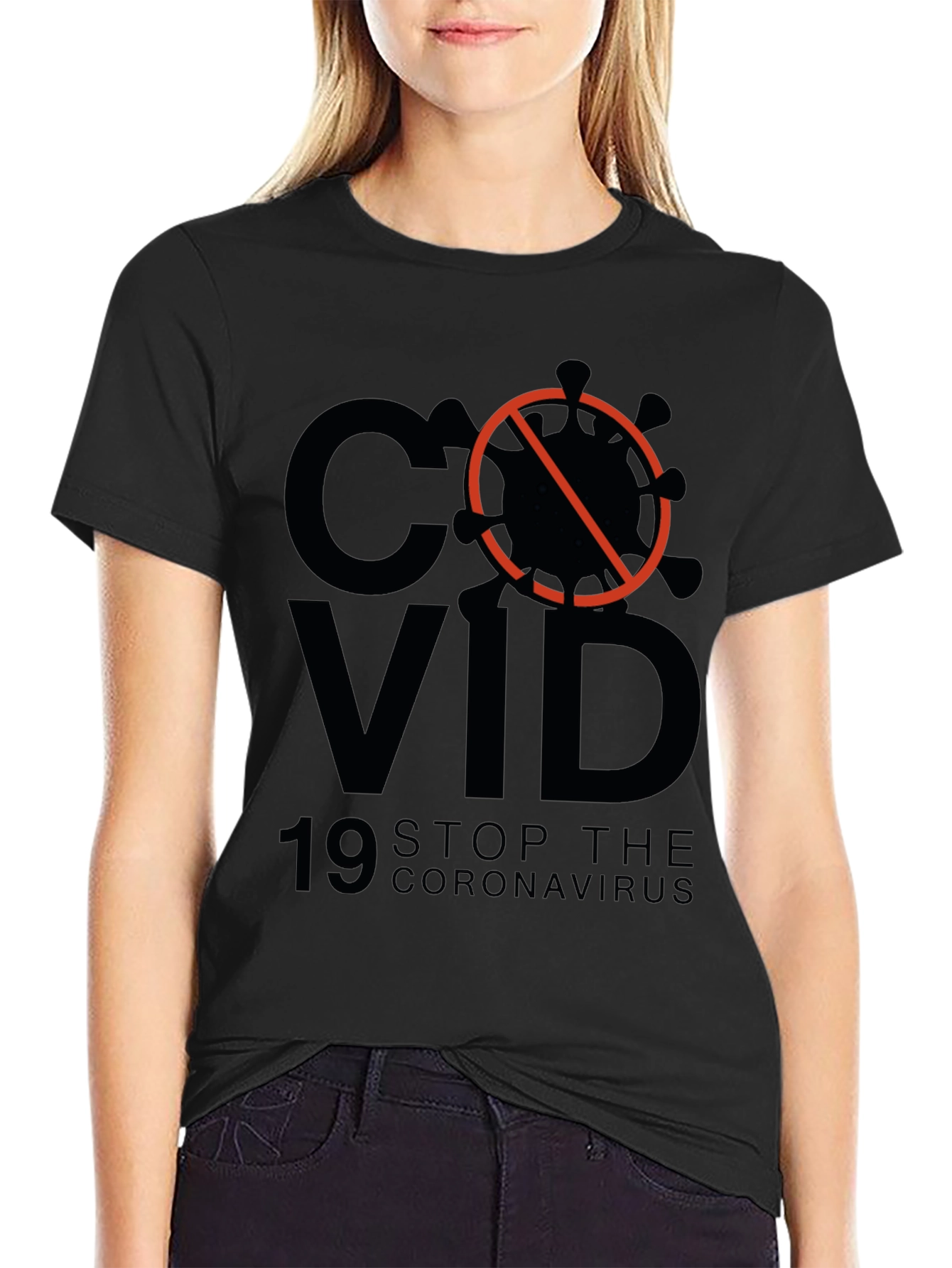 Stop the Coronavirus COVID-19 Graphic Tee