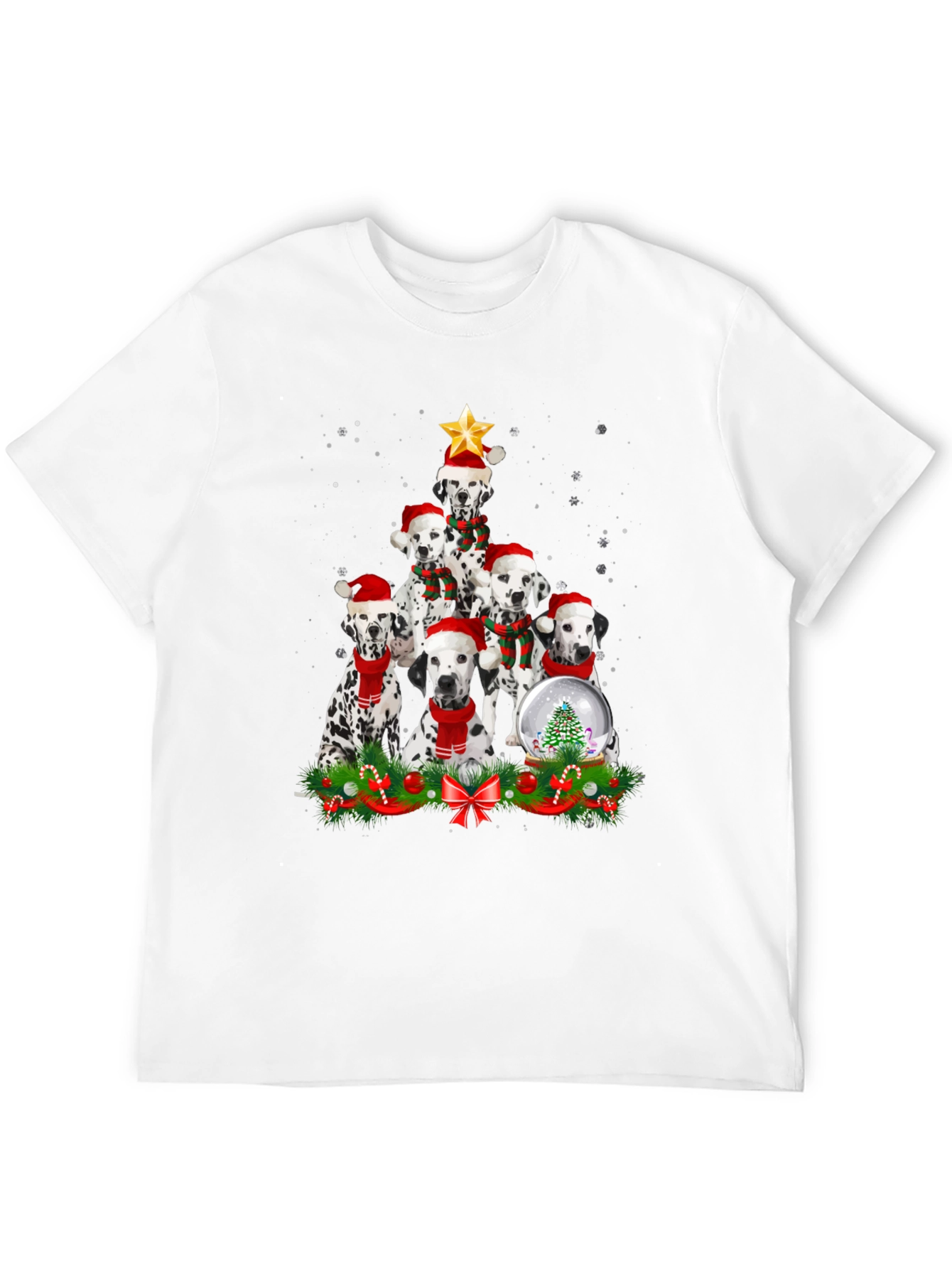 Dalmatian Christmas Tree T-Shirt