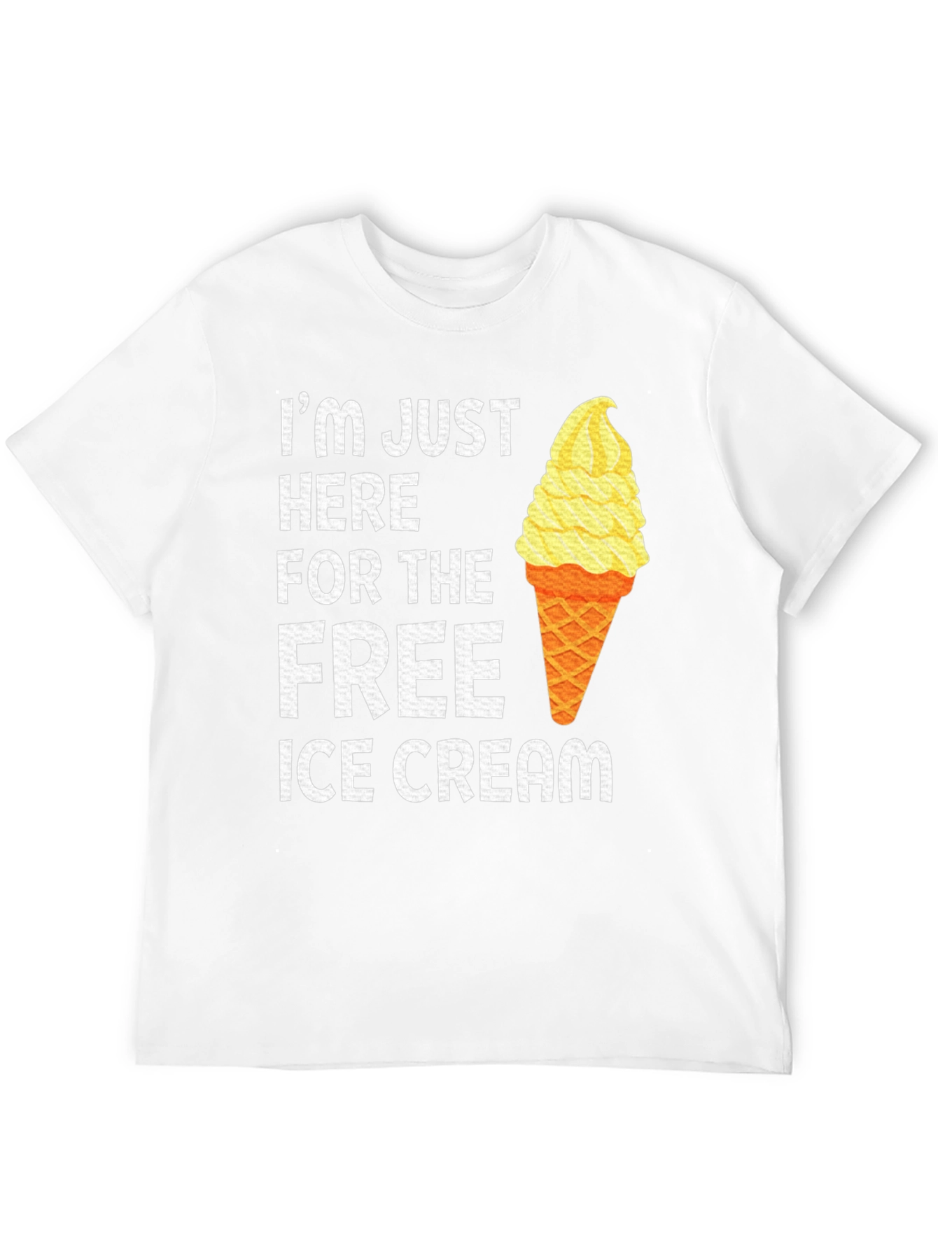 Free Ice Cream T-Shirt Funny Tee