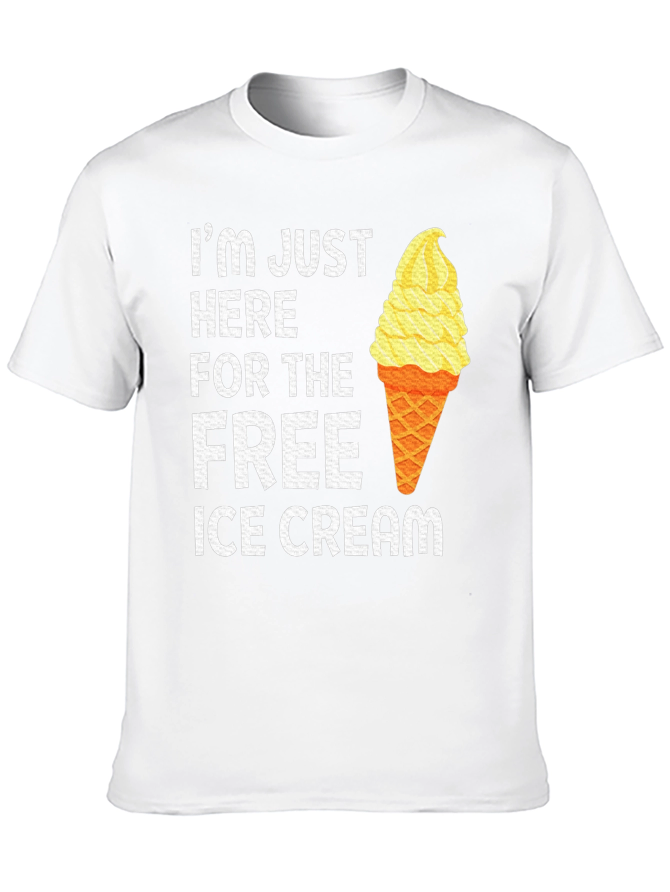 Free Ice Cream T-Shirt Funny Tee