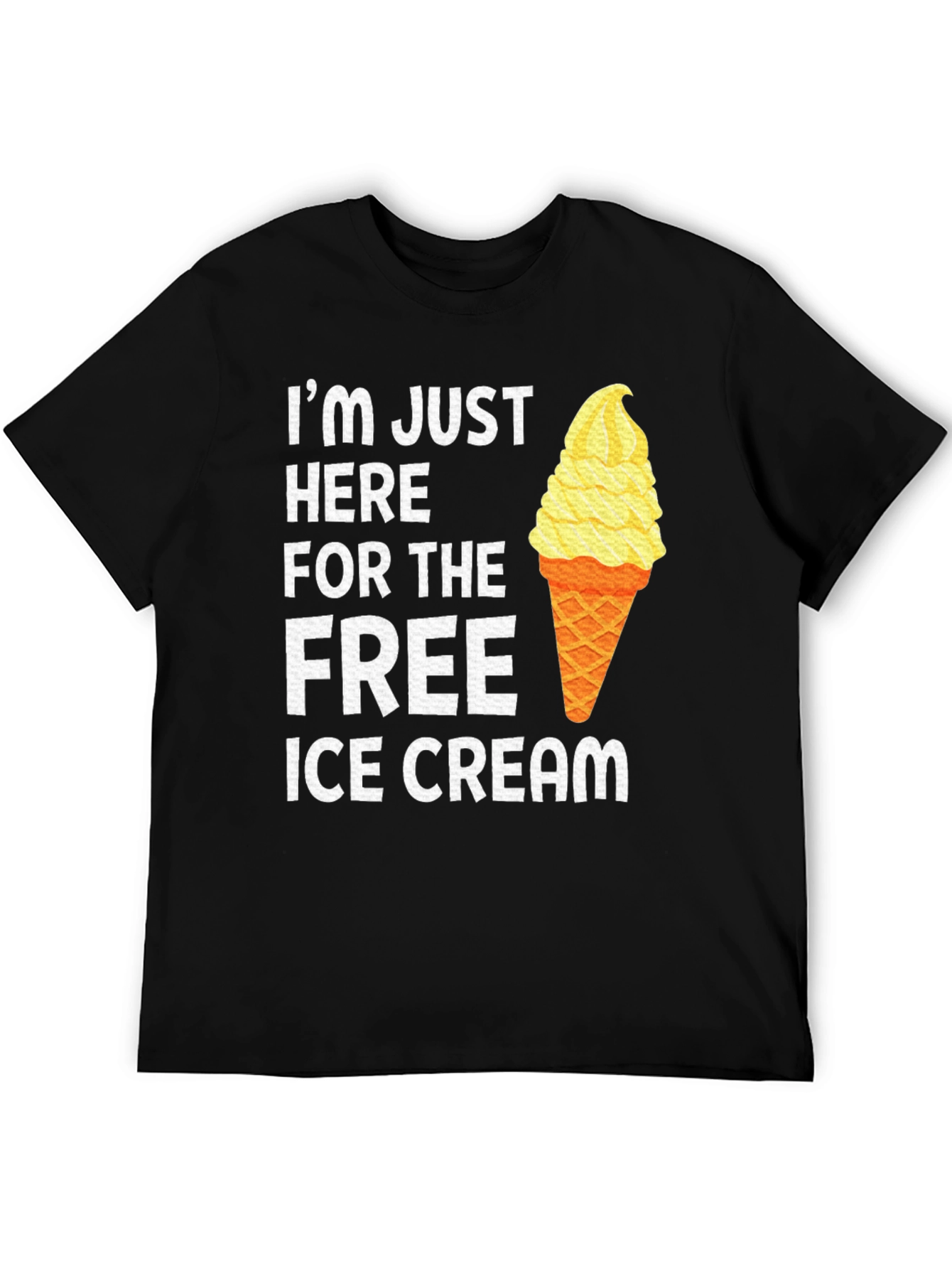 Free Ice Cream T-Shirt Funny Tee