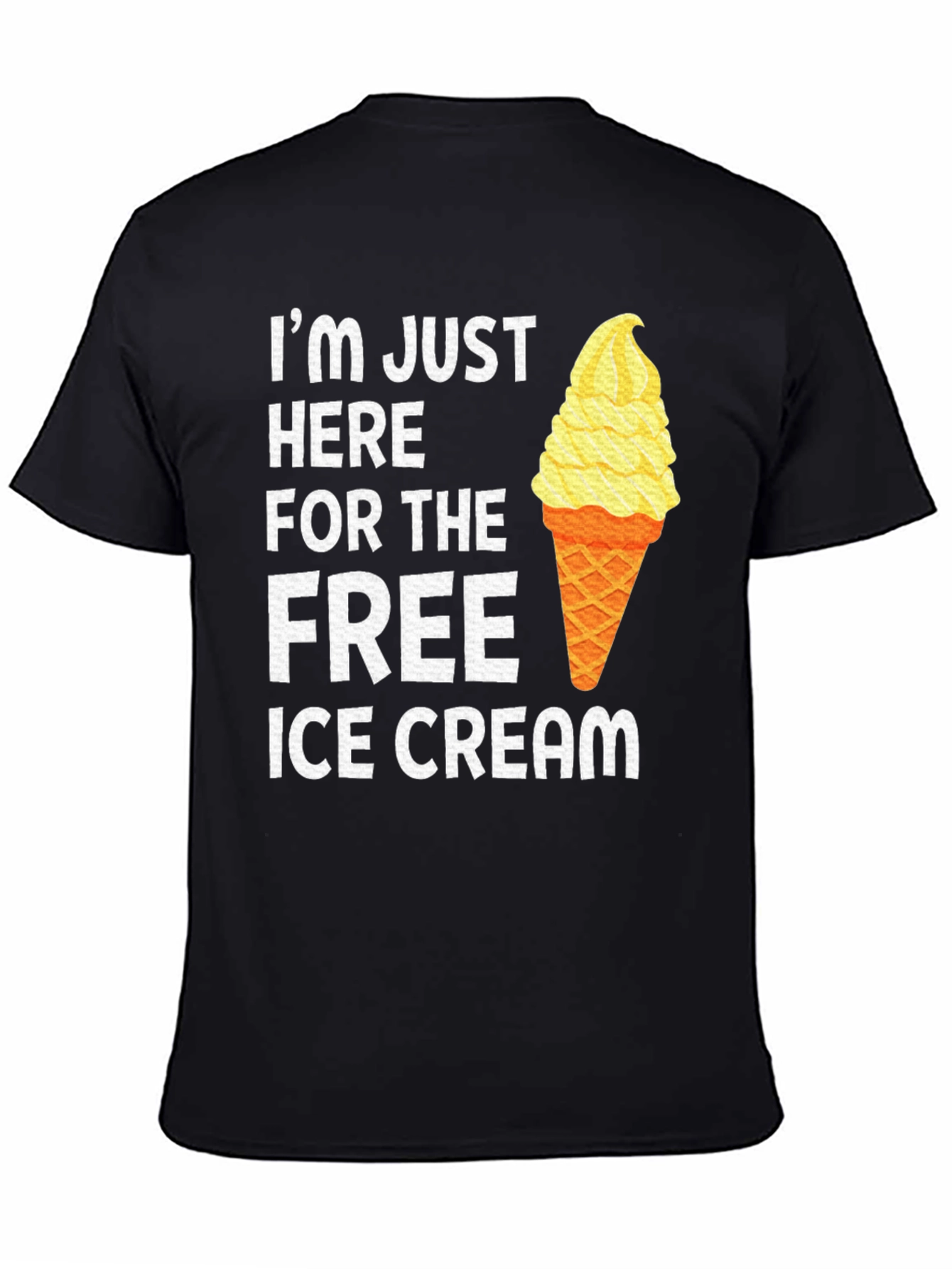 Free Ice Cream T-Shirt Funny Tee