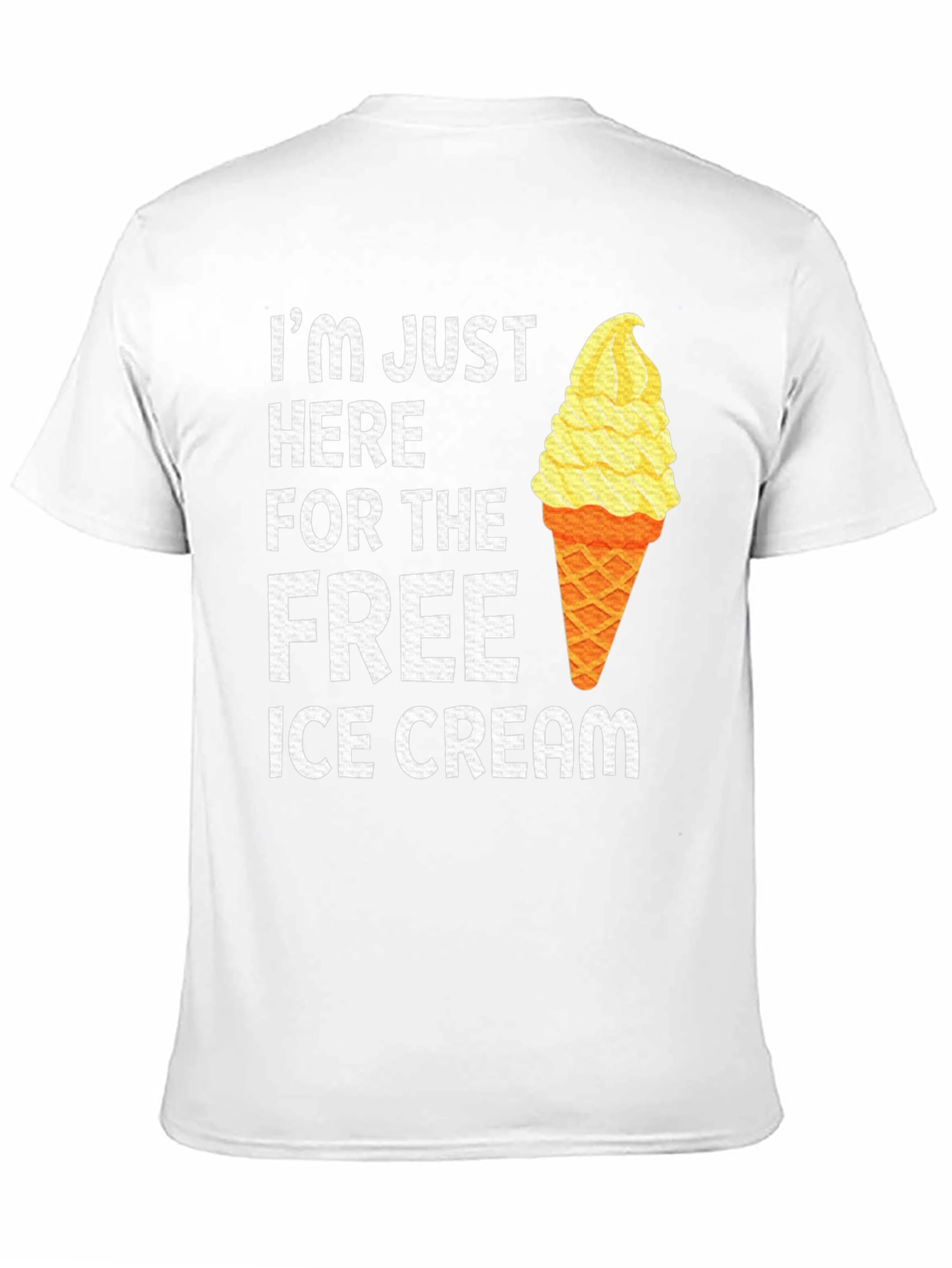 Free Ice Cream T-Shirt Funny Tee