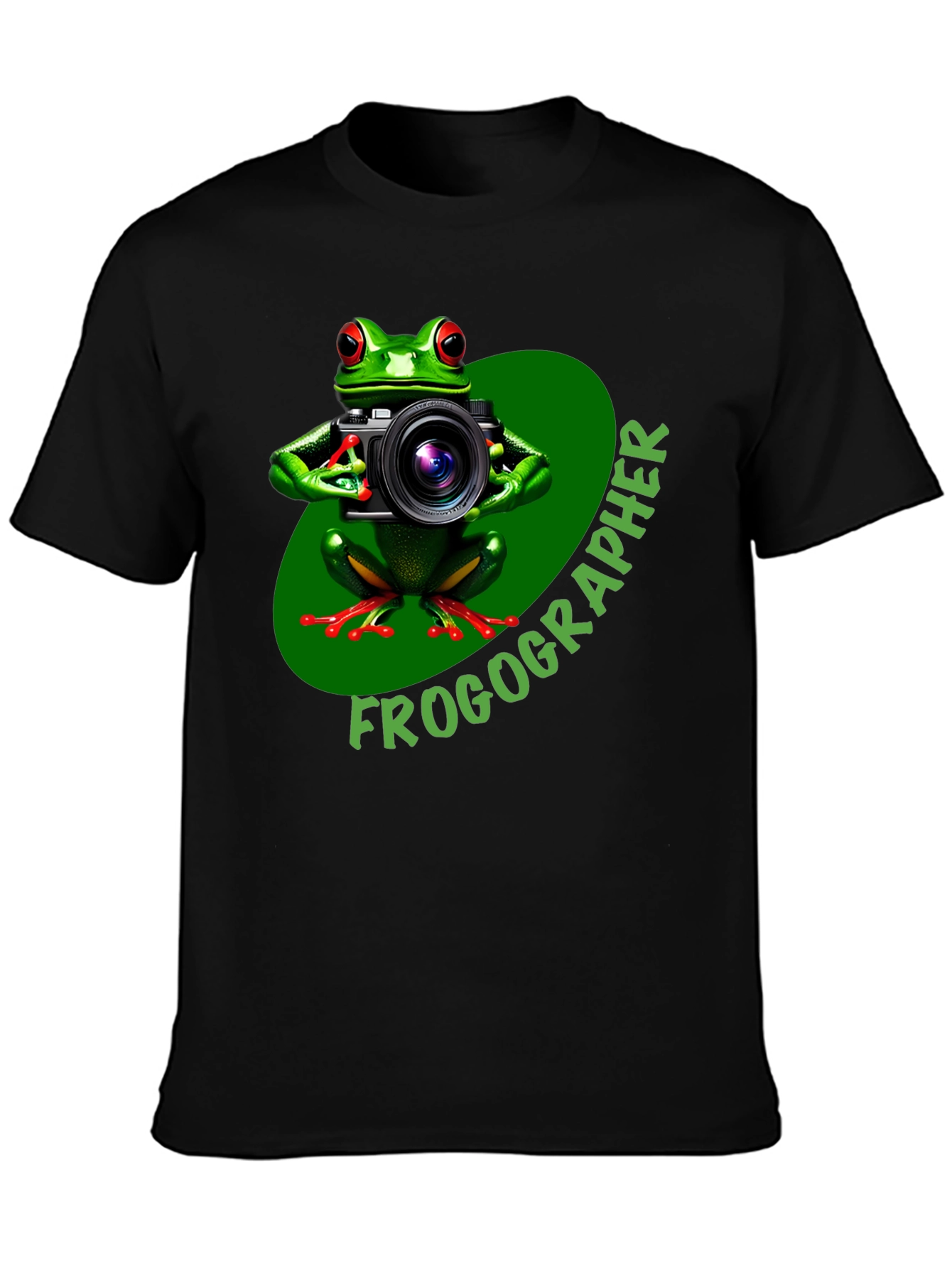 Frogographer T-Shirt - Funny Photography Design