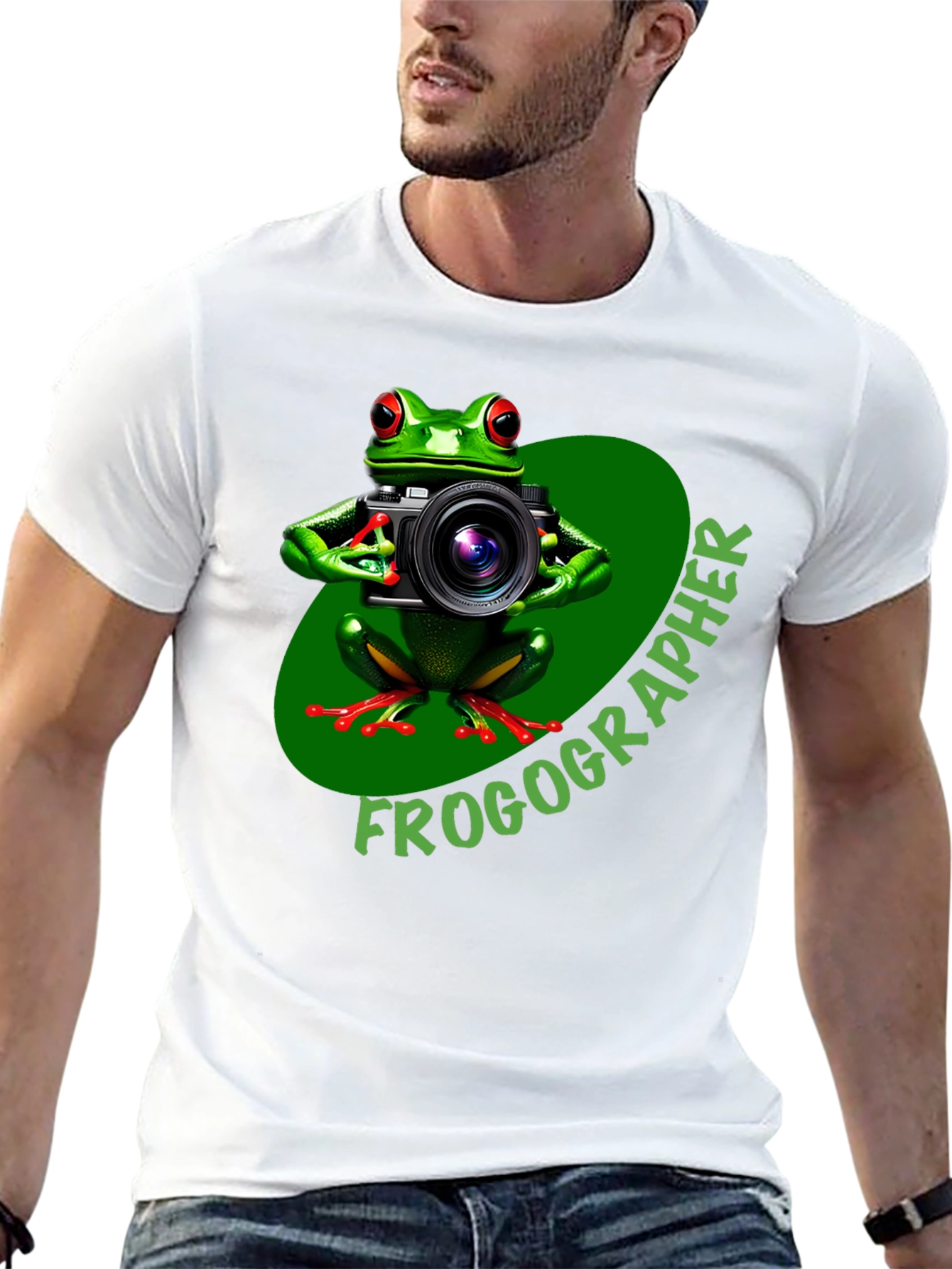 Frogographer T-Shirt - Funny Photography Design