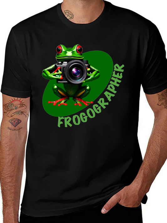 Frogographer T-Shirt - Funny Photography Design
