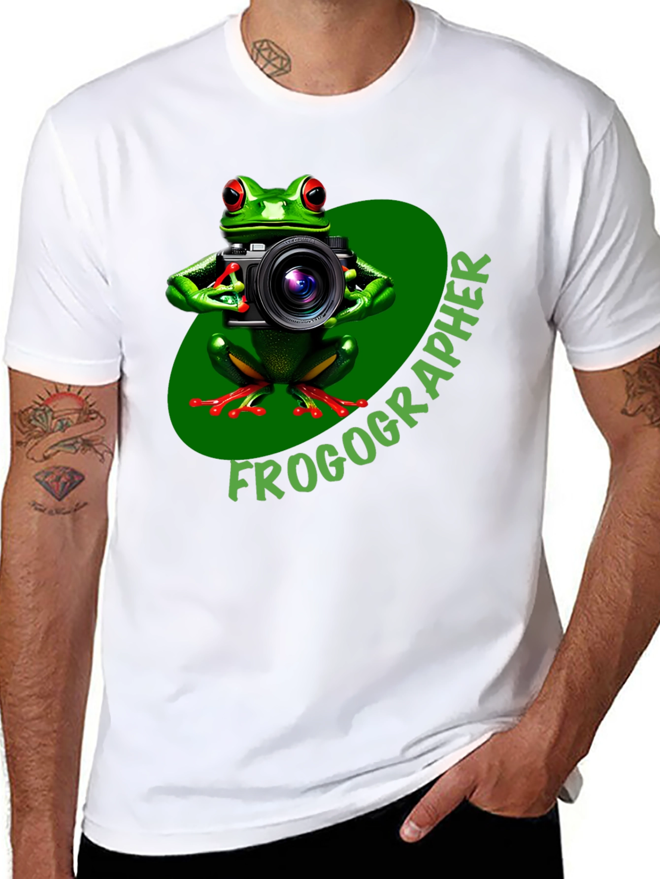 Frogographer T-Shirt - Funny Photography Design
