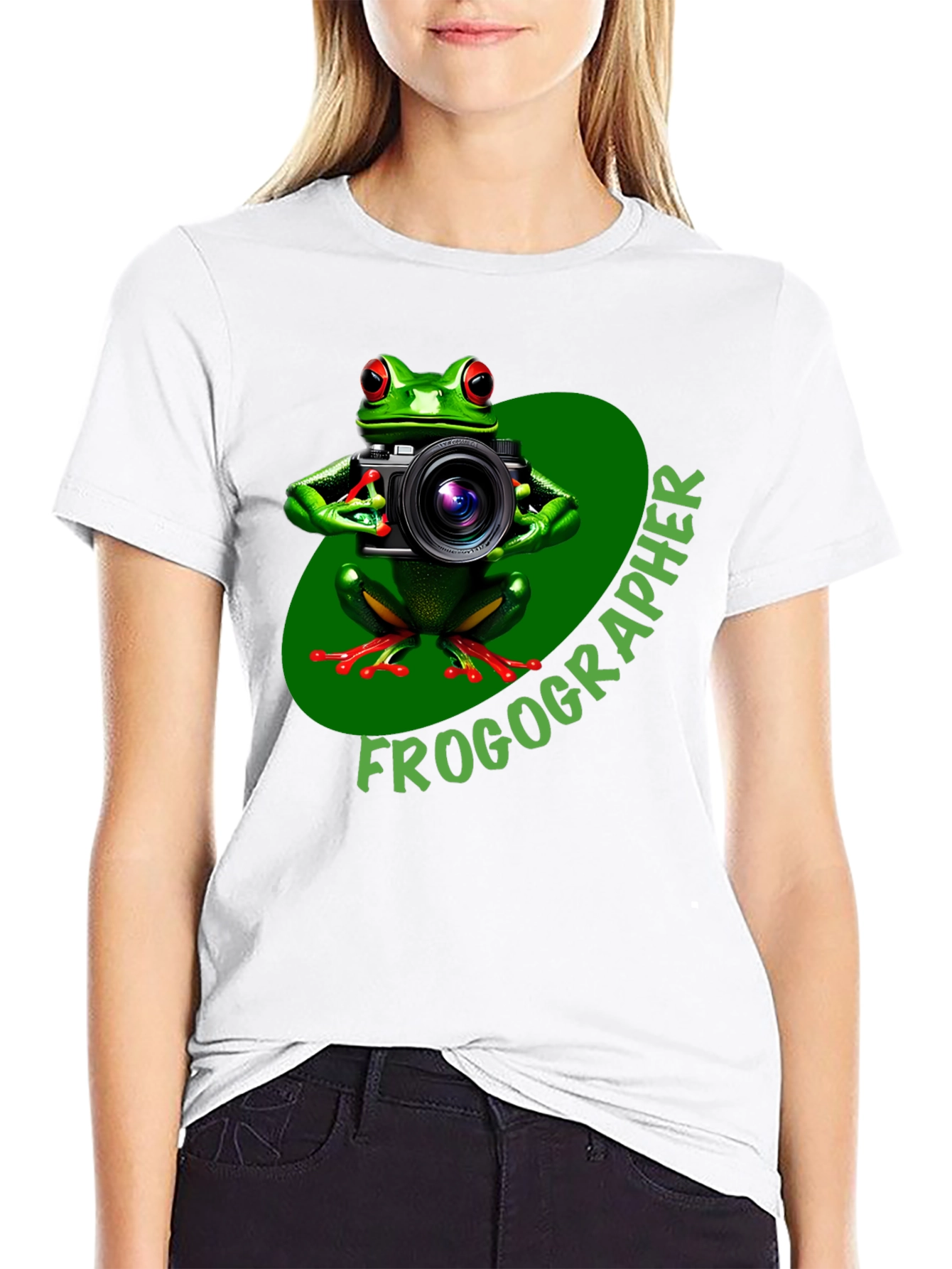 Frogographer T-Shirt - Funny Photography Design