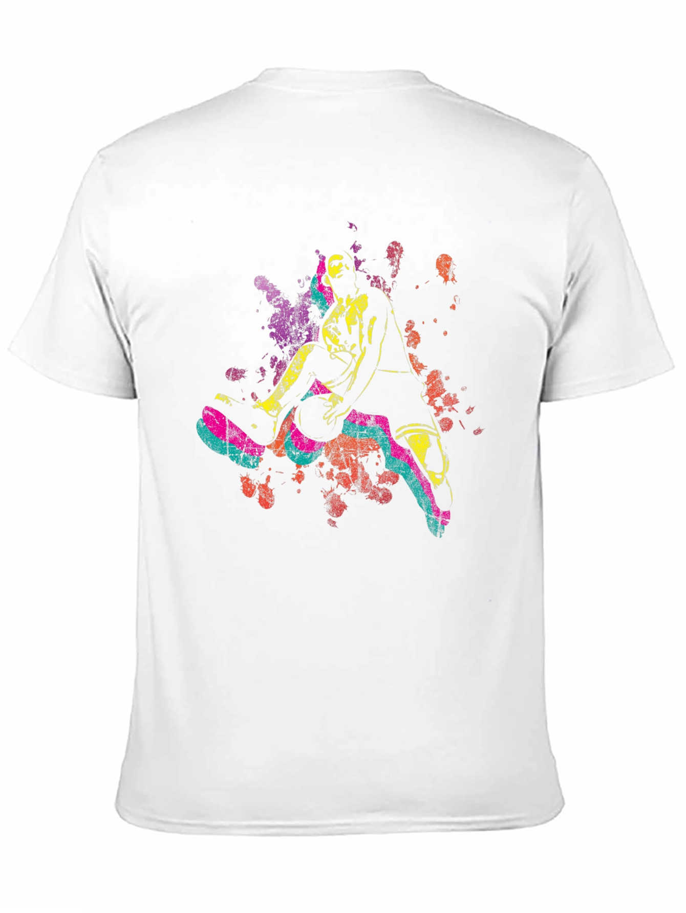 Basketball Player Graphic Tee - Sporty Black T-Shirt