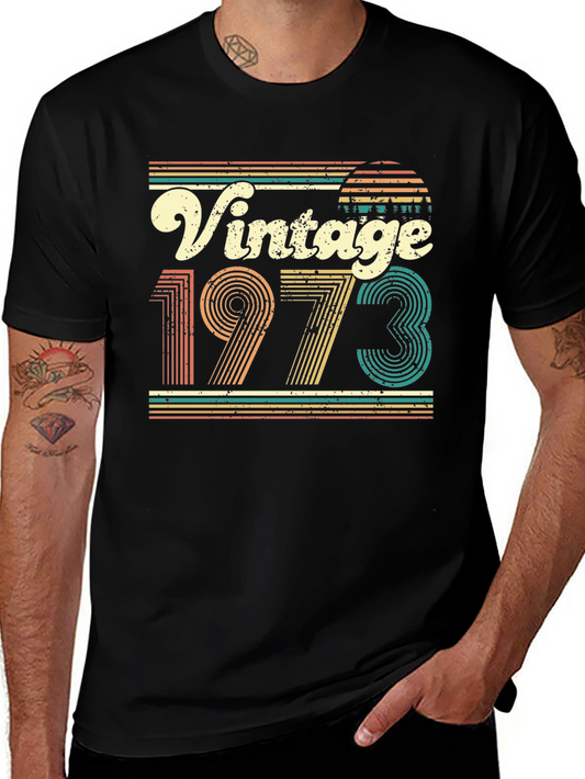 Vintage 1973 T-Shirt - Retro Style Birthday Tee