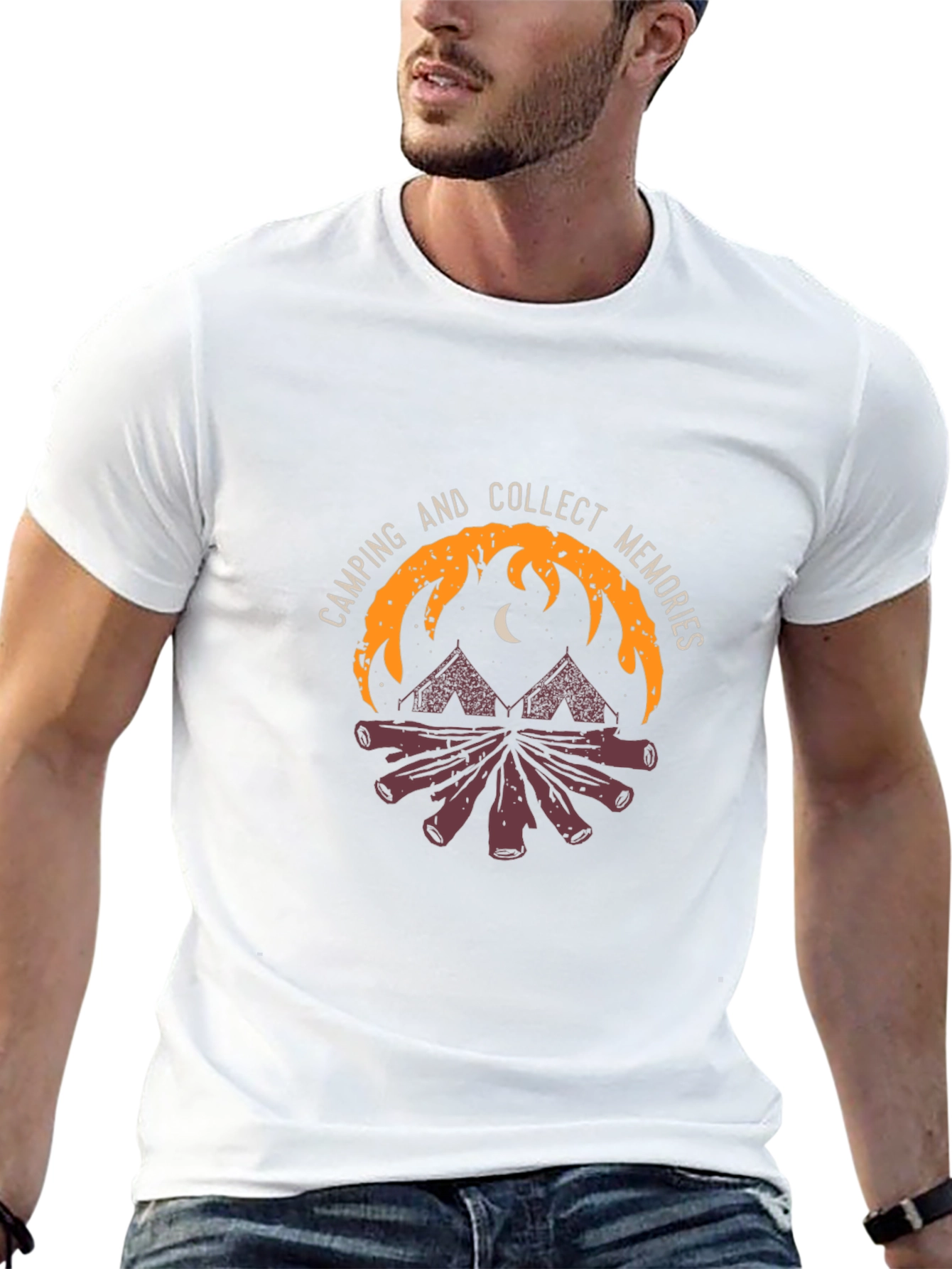 Camping Memories Black Graphic Tee