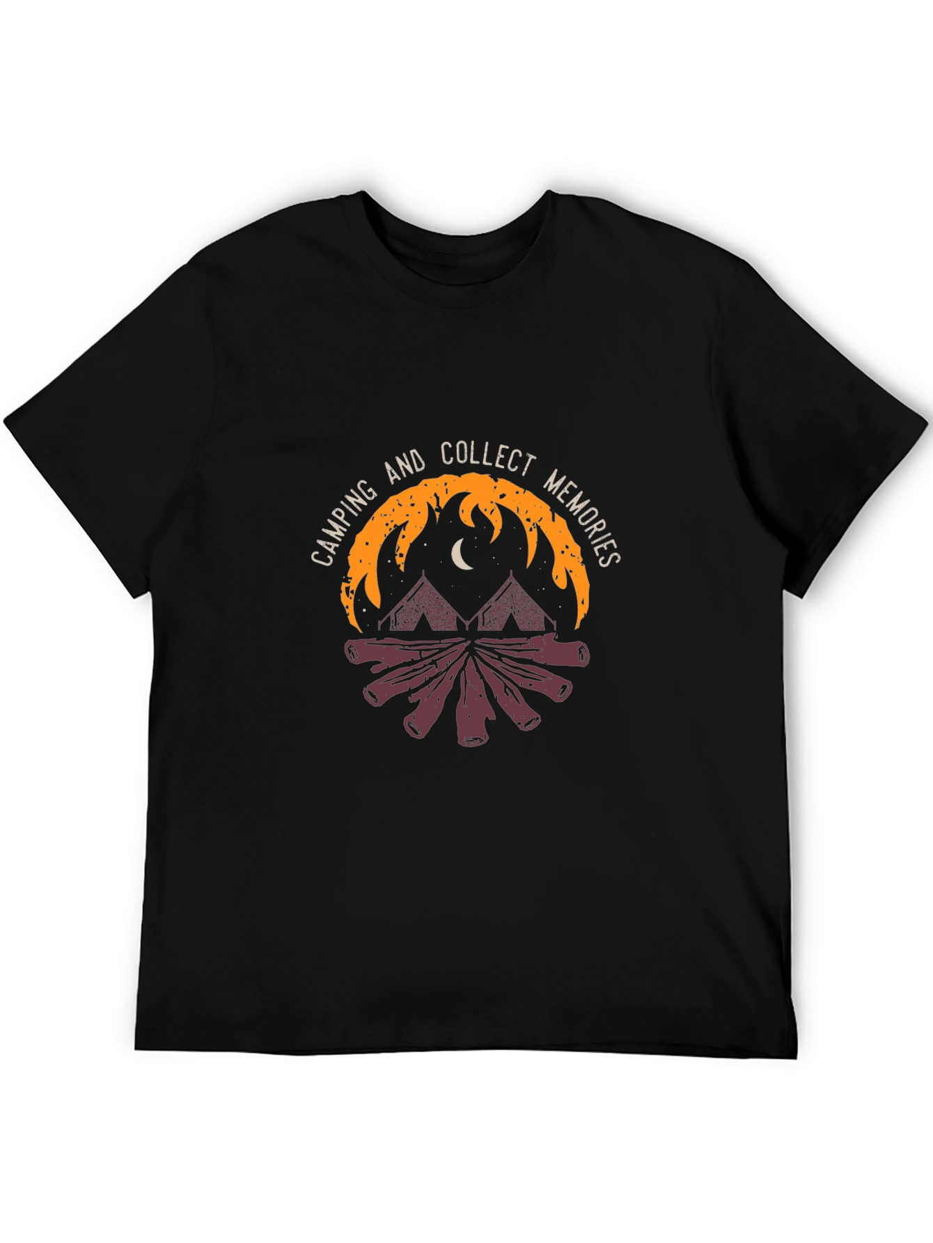Camping Memories Black Graphic Tee