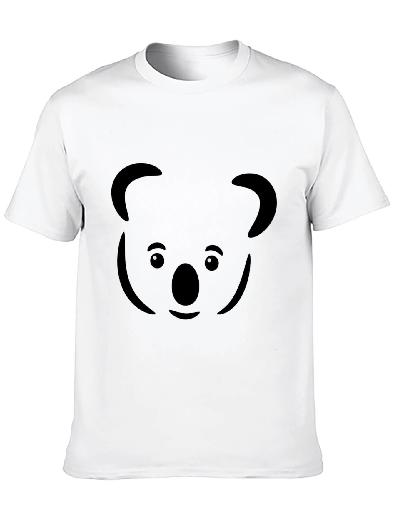 Black Koala Graphic Tee - Unisex Soft Cotton