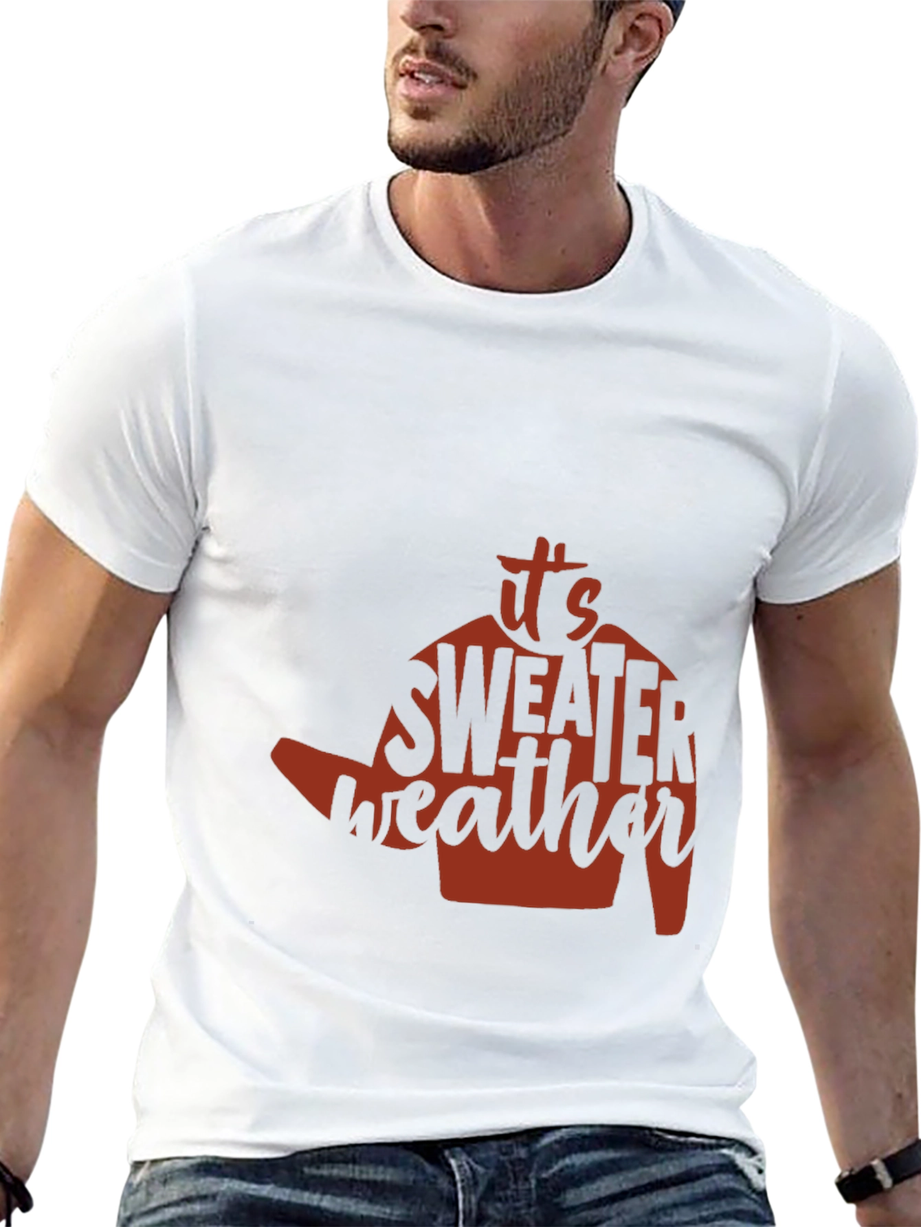 Its Sweater Weather T-Shirt - Cozy Season Apparel