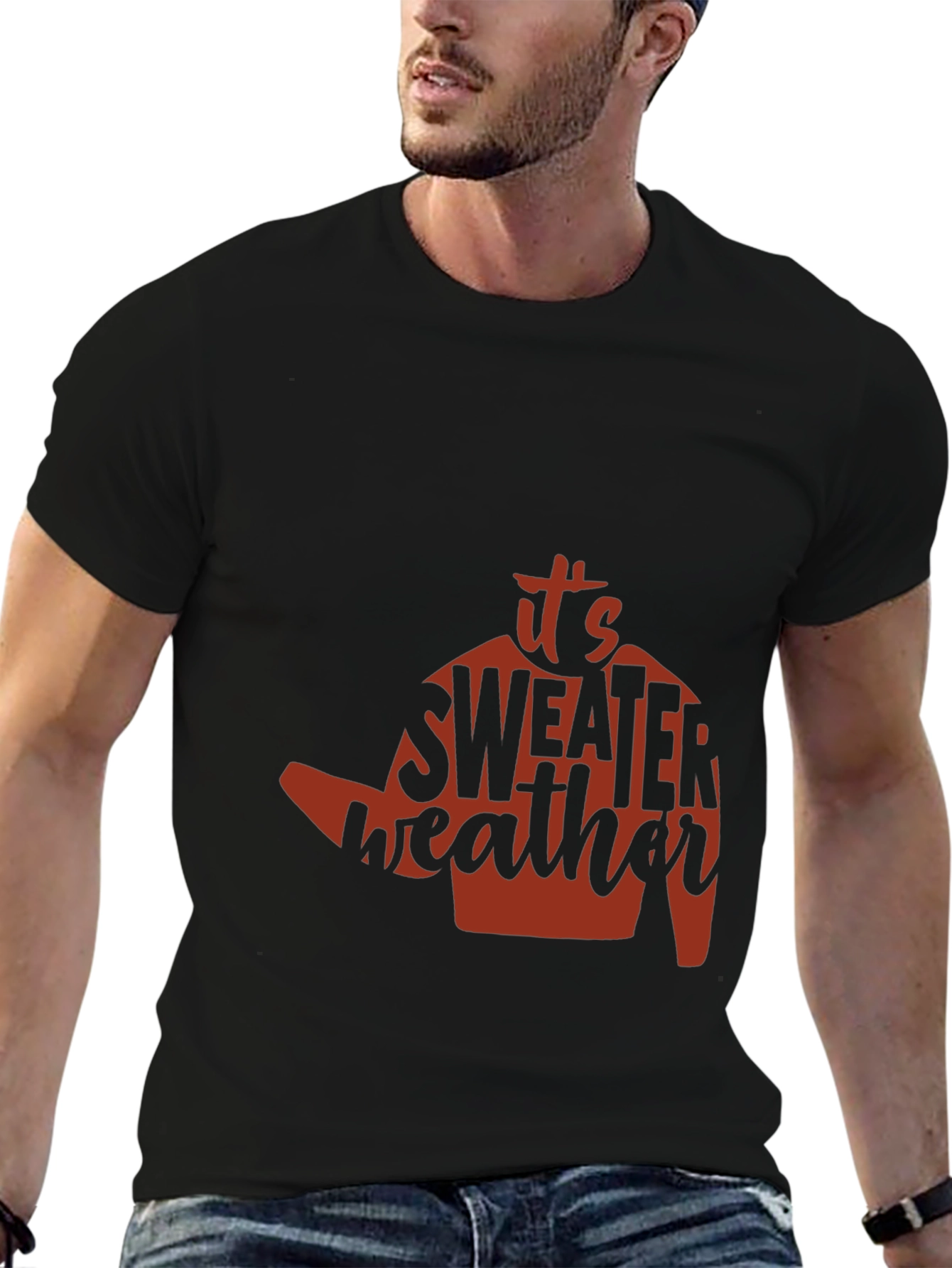 Its Sweater Weather T-Shirt - Cozy Season Apparel