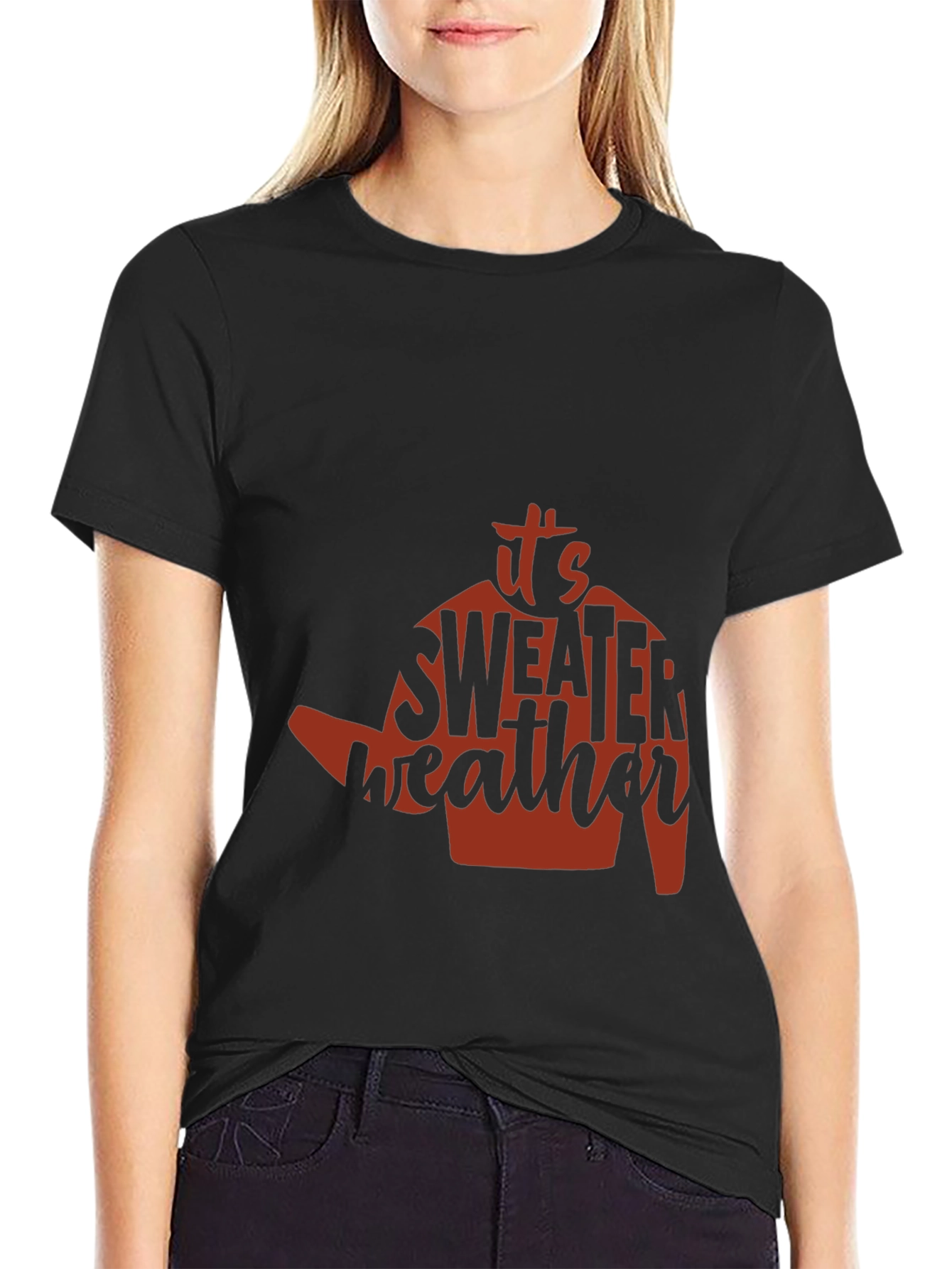 Its Sweater Weather T-Shirt - Cozy Season Apparel