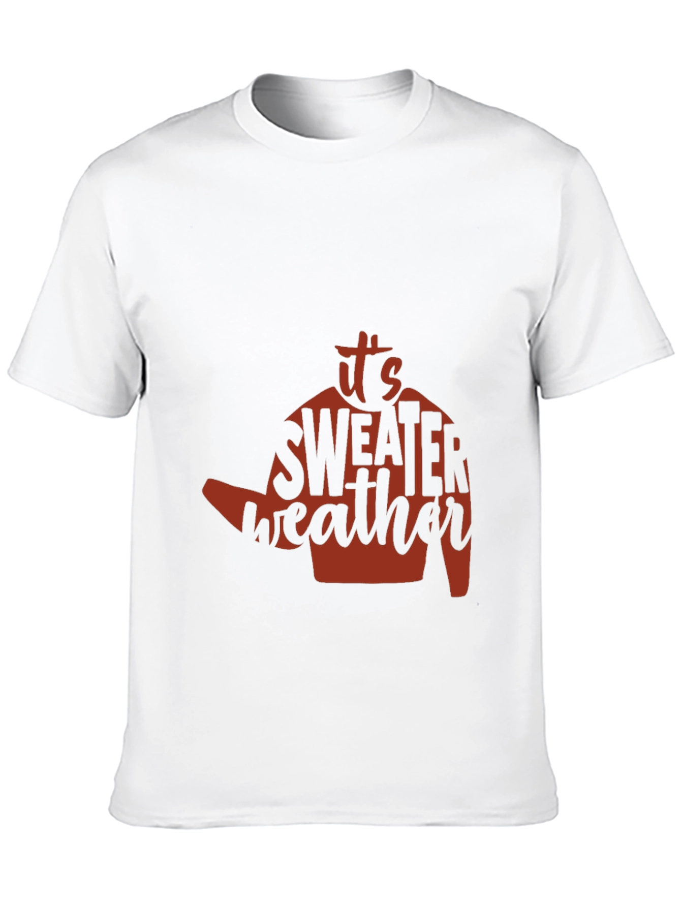 Its Sweater Weather T-Shirt - Cozy Season Apparel