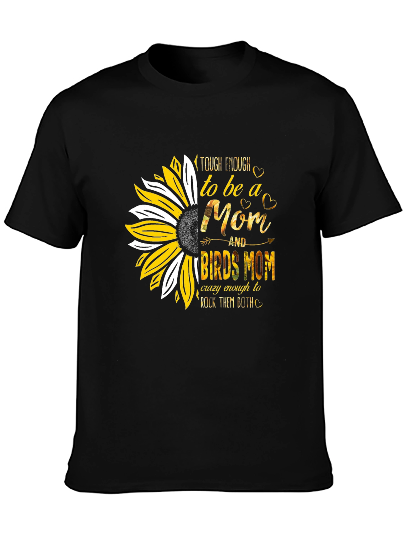 Tough Enough Mom & Birds Mom Graphic Tee