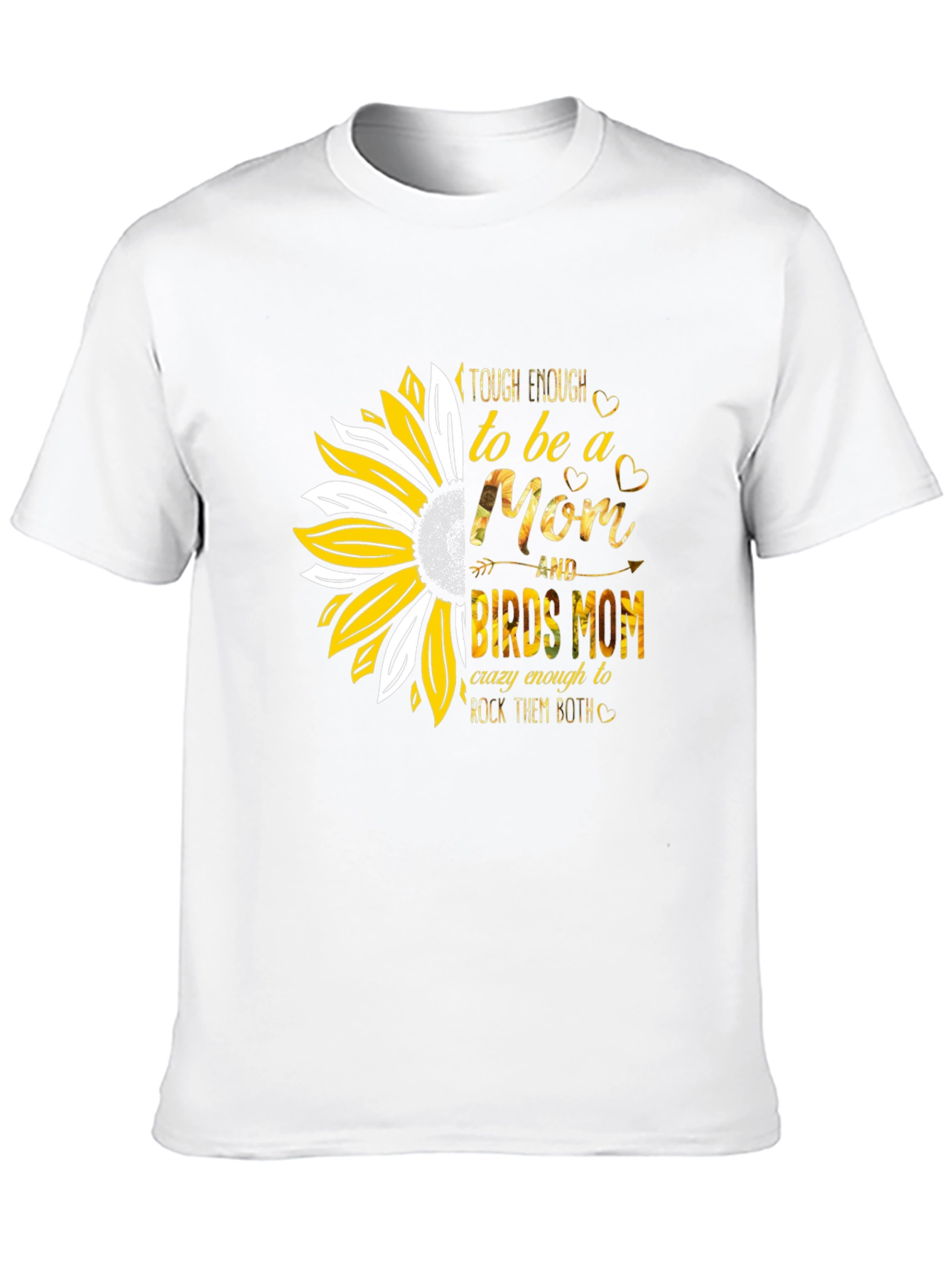 Tough Enough Mom & Birds Mom Graphic Tee