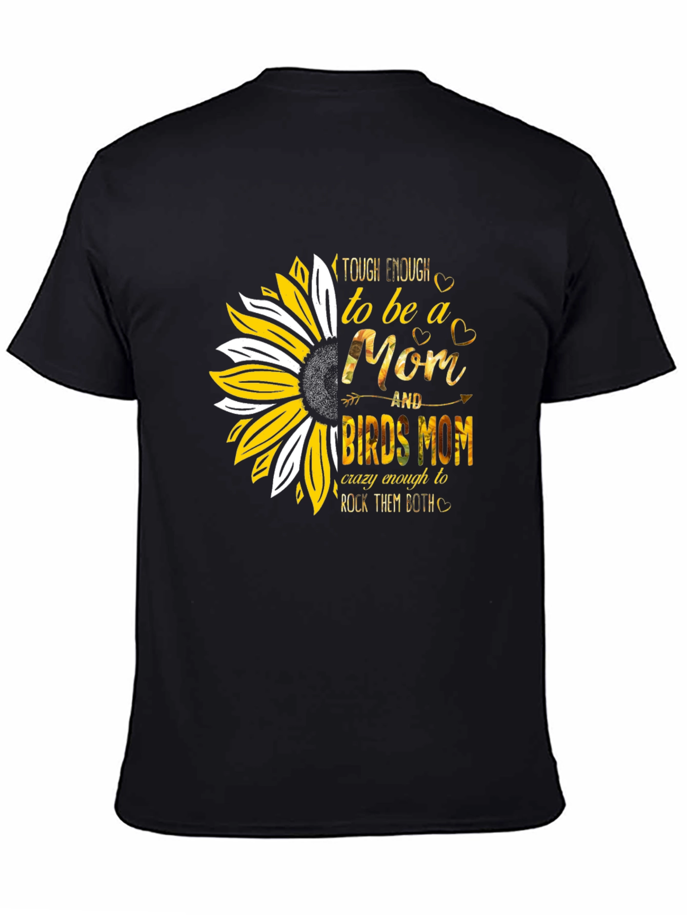 Tough Enough Mom & Birds Mom Graphic Tee