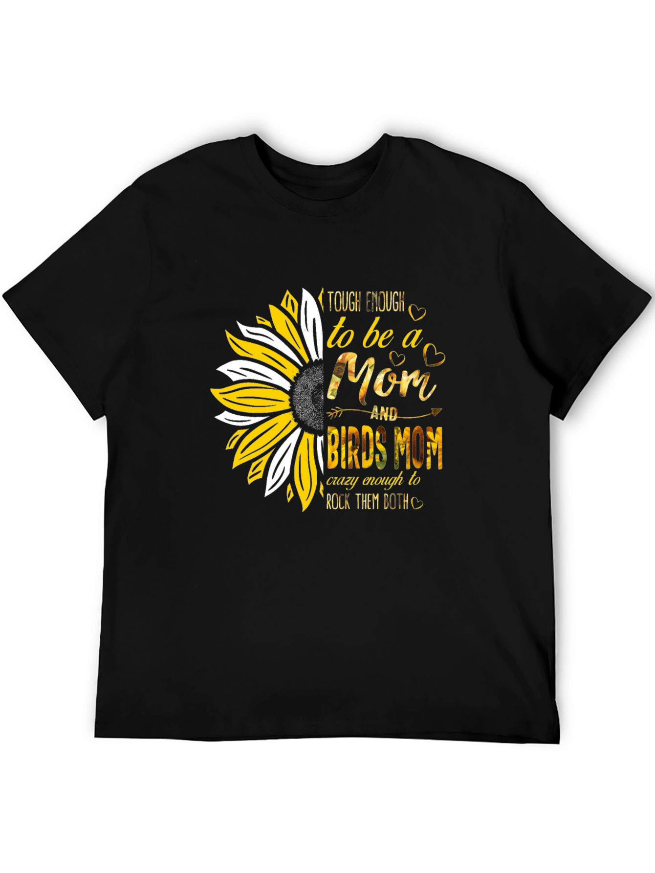 Tough Enough Mom & Birds Mom Graphic Tee