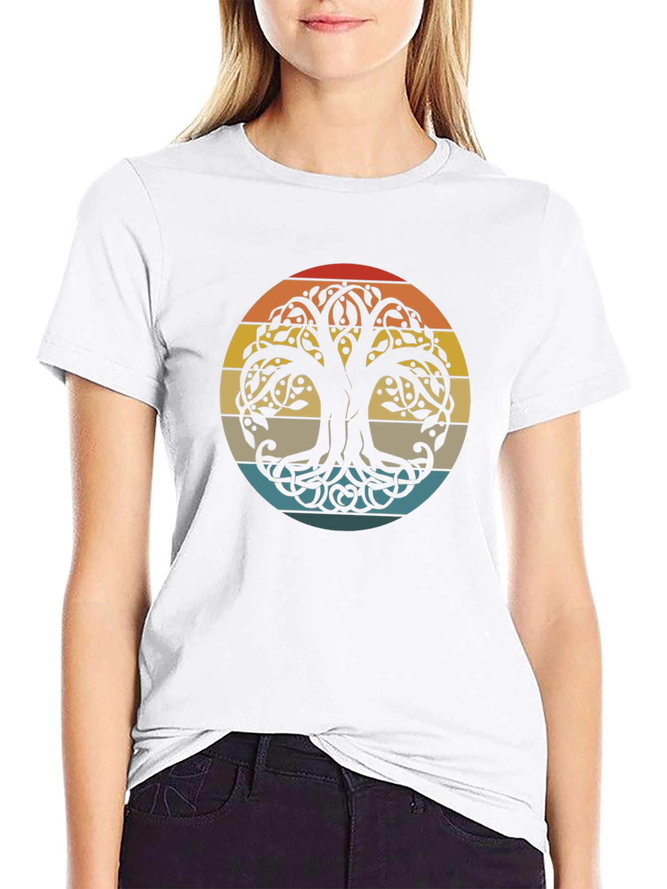 Yggdrasil Tree of Life Black T-Shirt