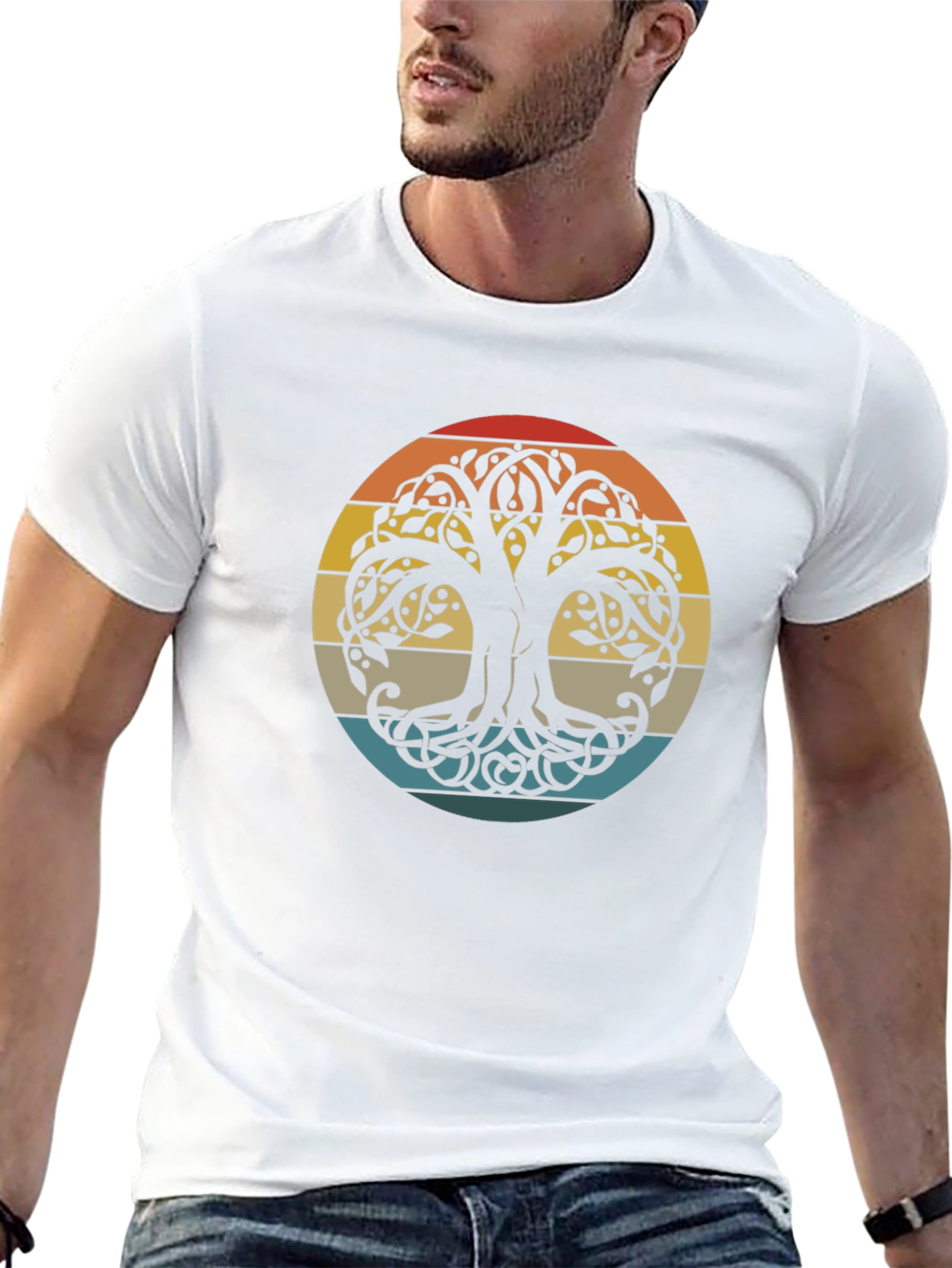 Yggdrasil Tree of Life Black T-Shirt