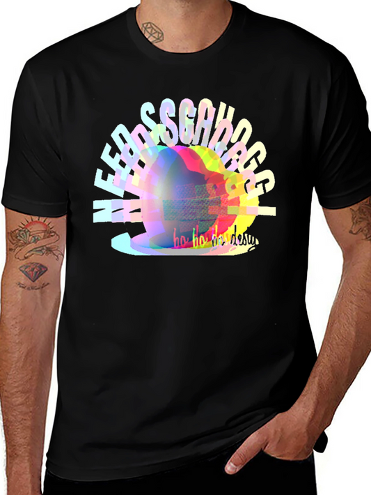 Needs Garage Shirt - Unique Graphic Print Black Tee