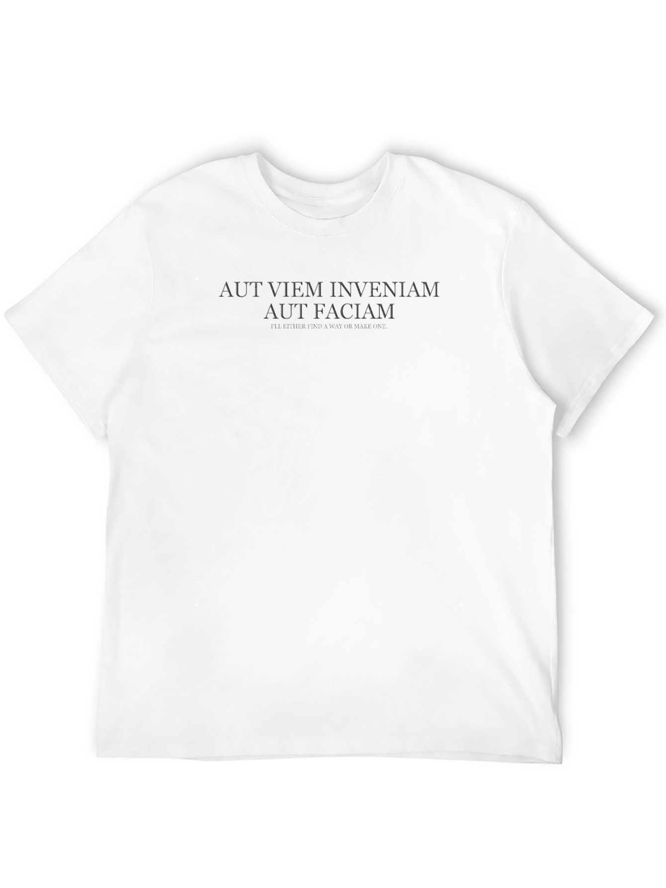 Aut Viam Inveniam Aut Faciam - Motivational T-Shirt