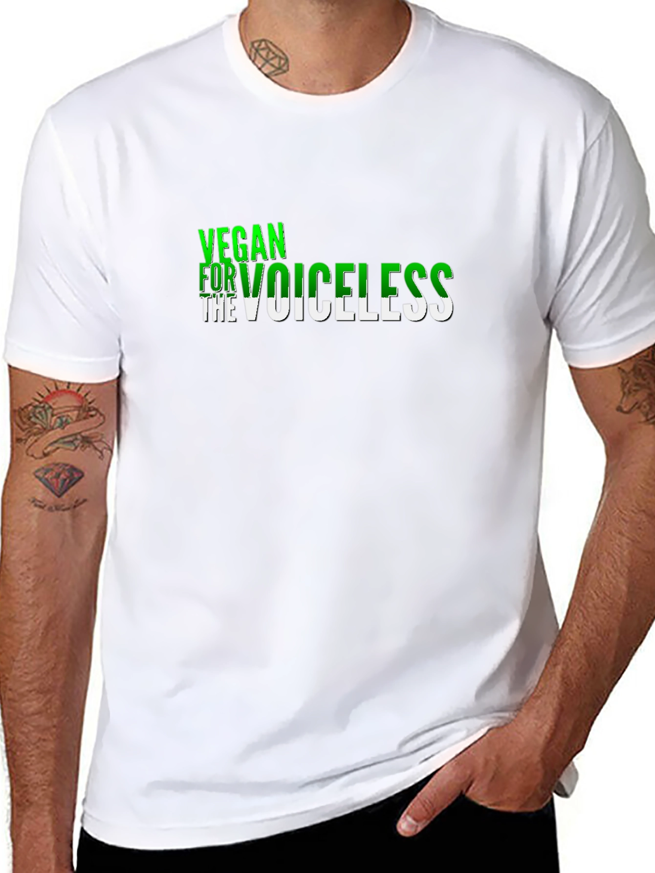 Vegan for the Voiceless Graphic Tee