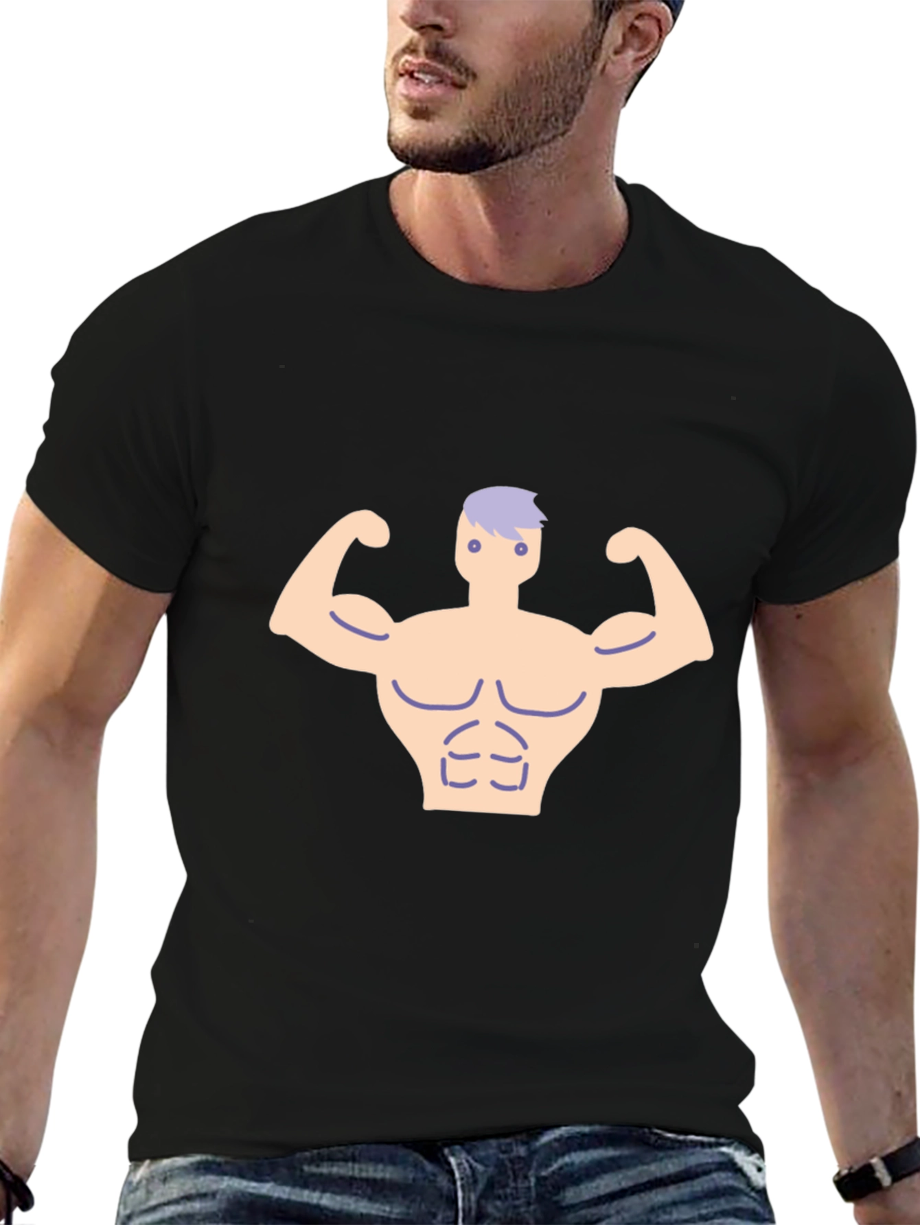 Funny Bodybuilder Graphic Tee