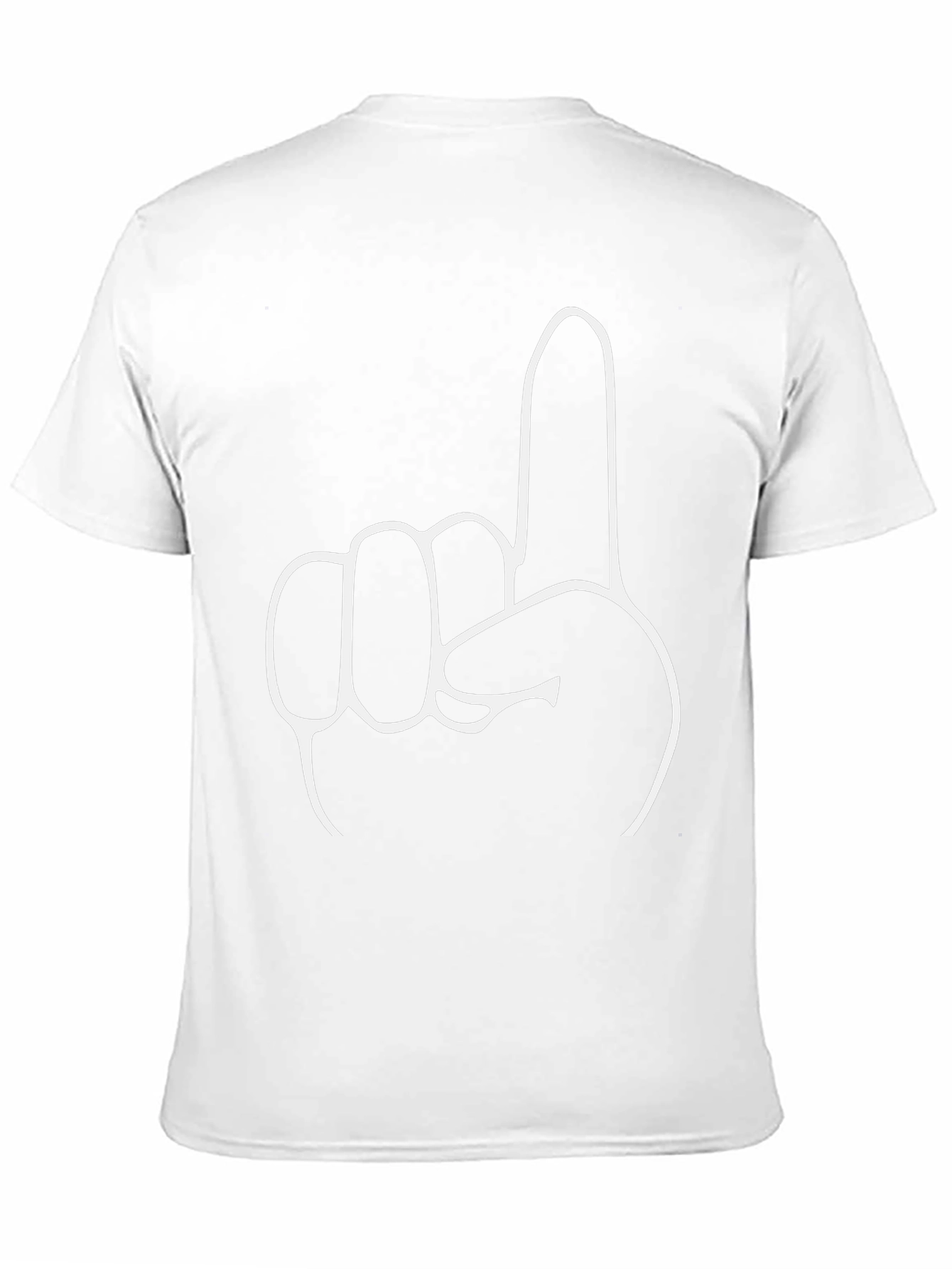 Number One Graphic Tee - Black Cotton T-Shirt