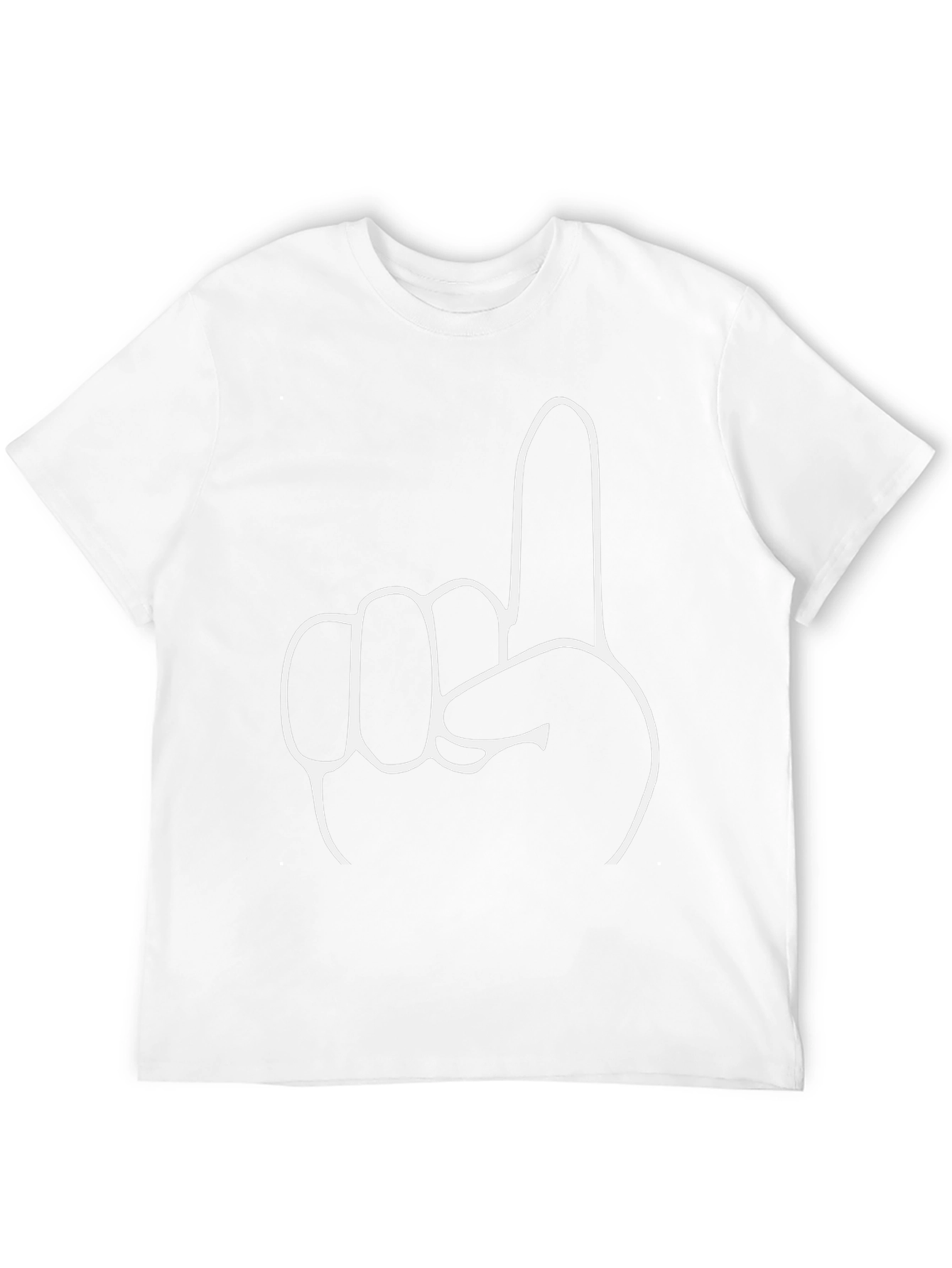 Number One Graphic Tee - Black Cotton T-Shirt