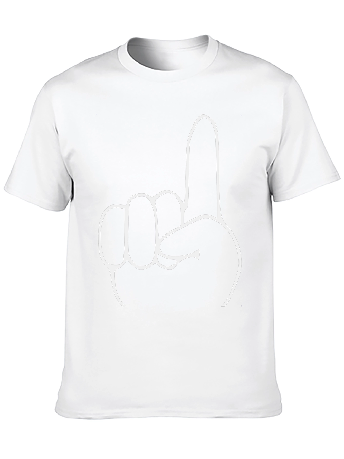 Number One Graphic Tee - Black Cotton T-Shirt