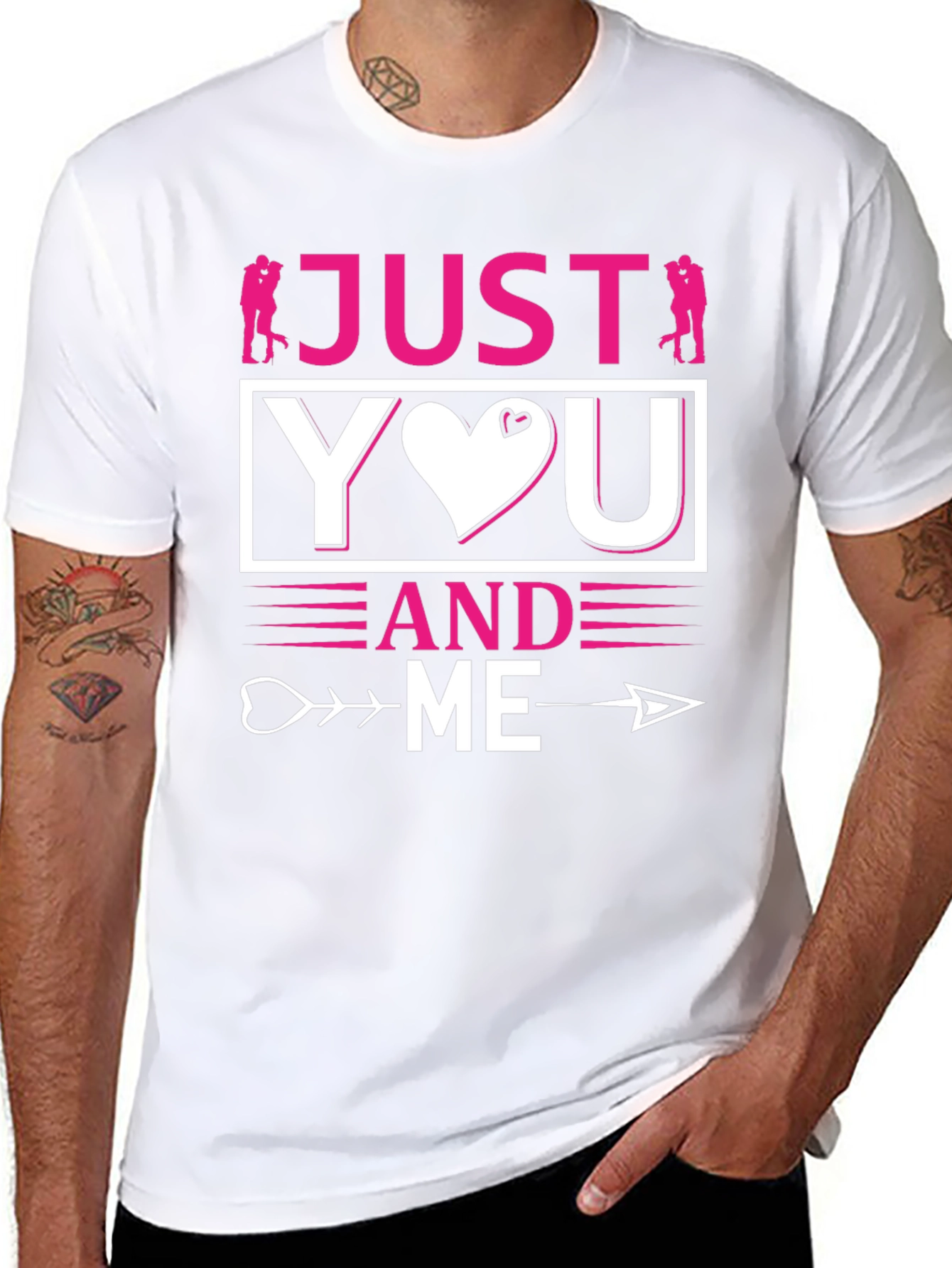 Just You and Me Graphic Tee - Valentines Gift