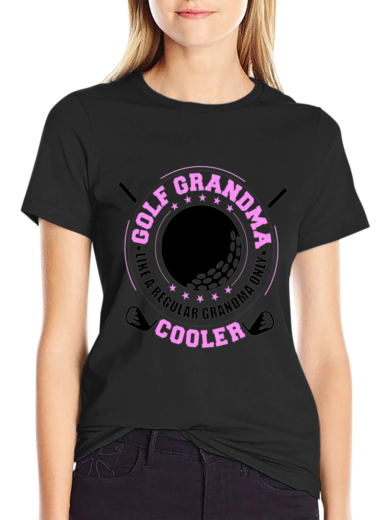 Golf Grandma T-Shirt - Cooler Than Regular Grandmas!