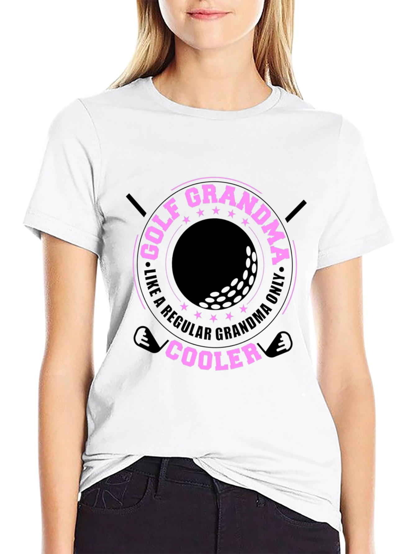Golf Grandma T-Shirt - Cooler Than Regular Grandmas!