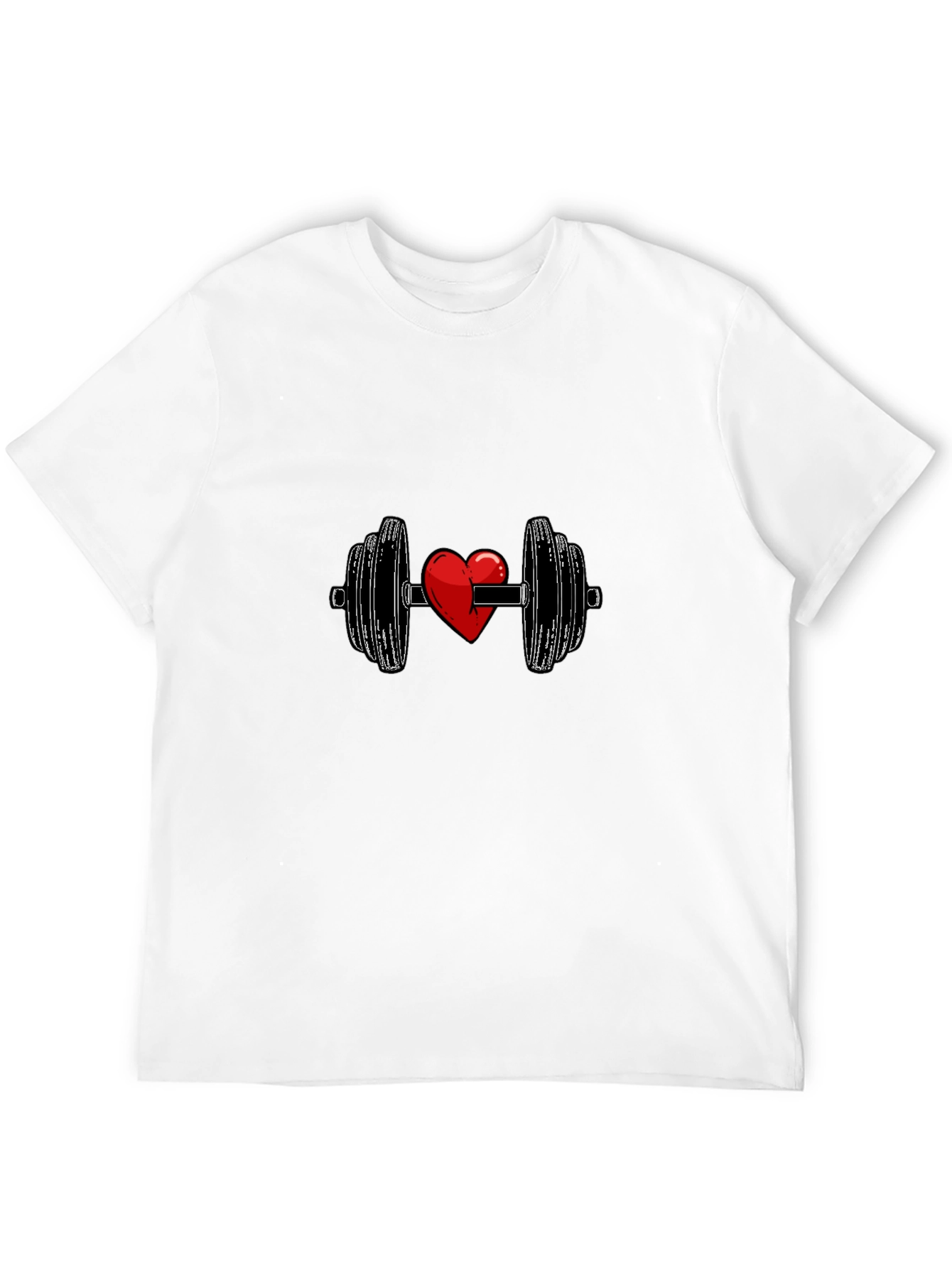 Heart Lift Black T-Shirt