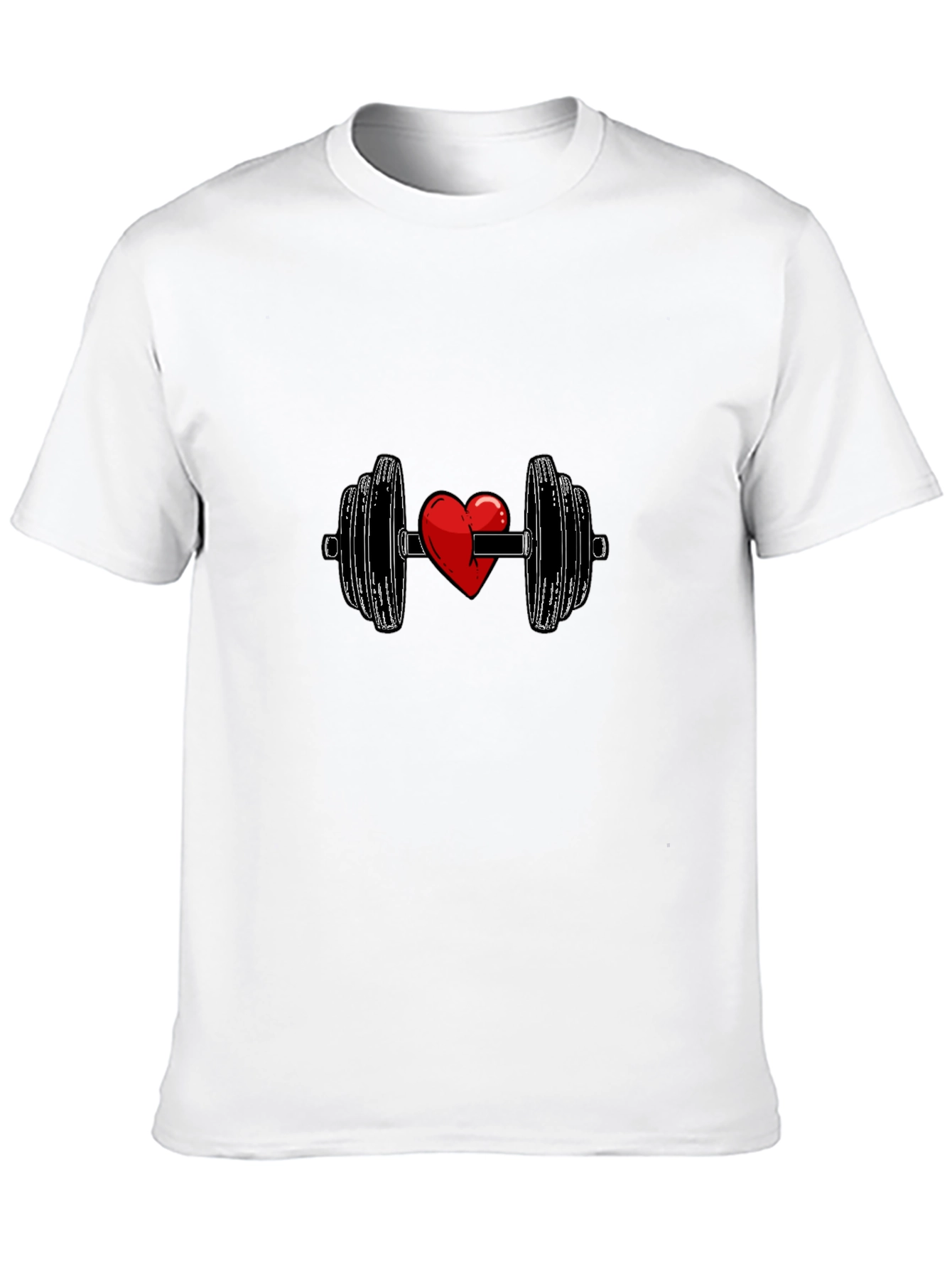 Heart Lift Black T-Shirt