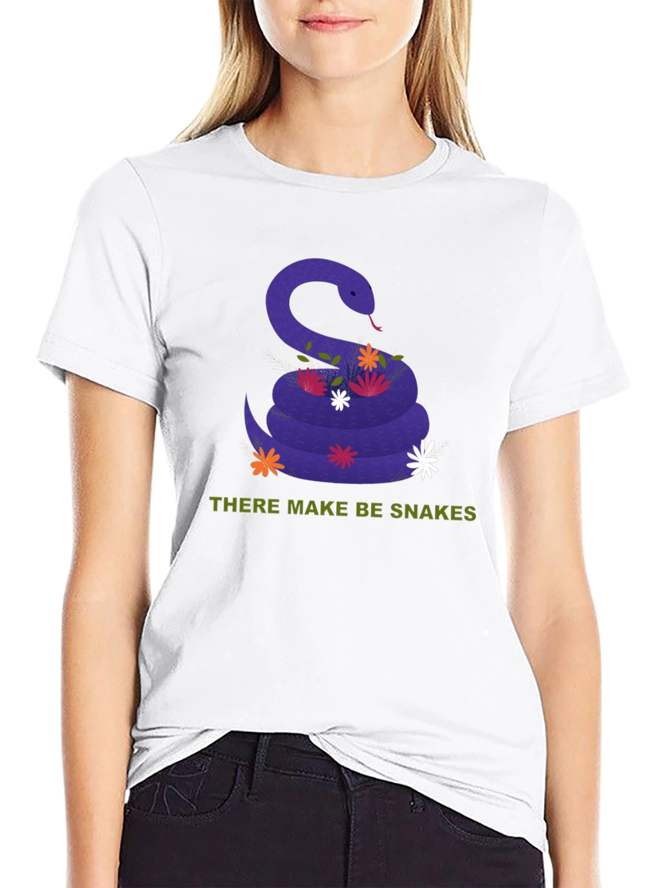 There Make Be Snakes Graphic Tee