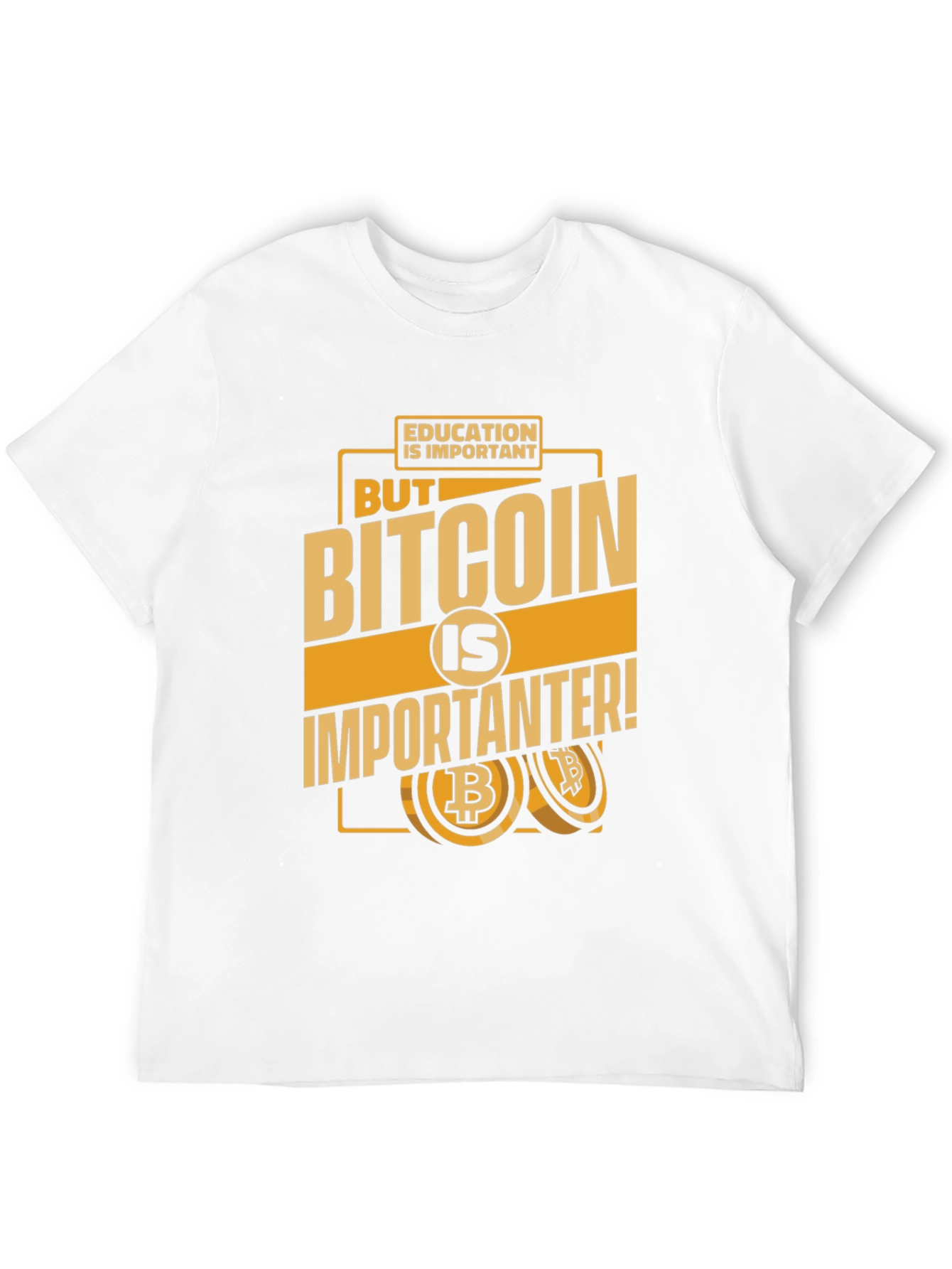 Bitcoin Is Importanter Black T-Shirt