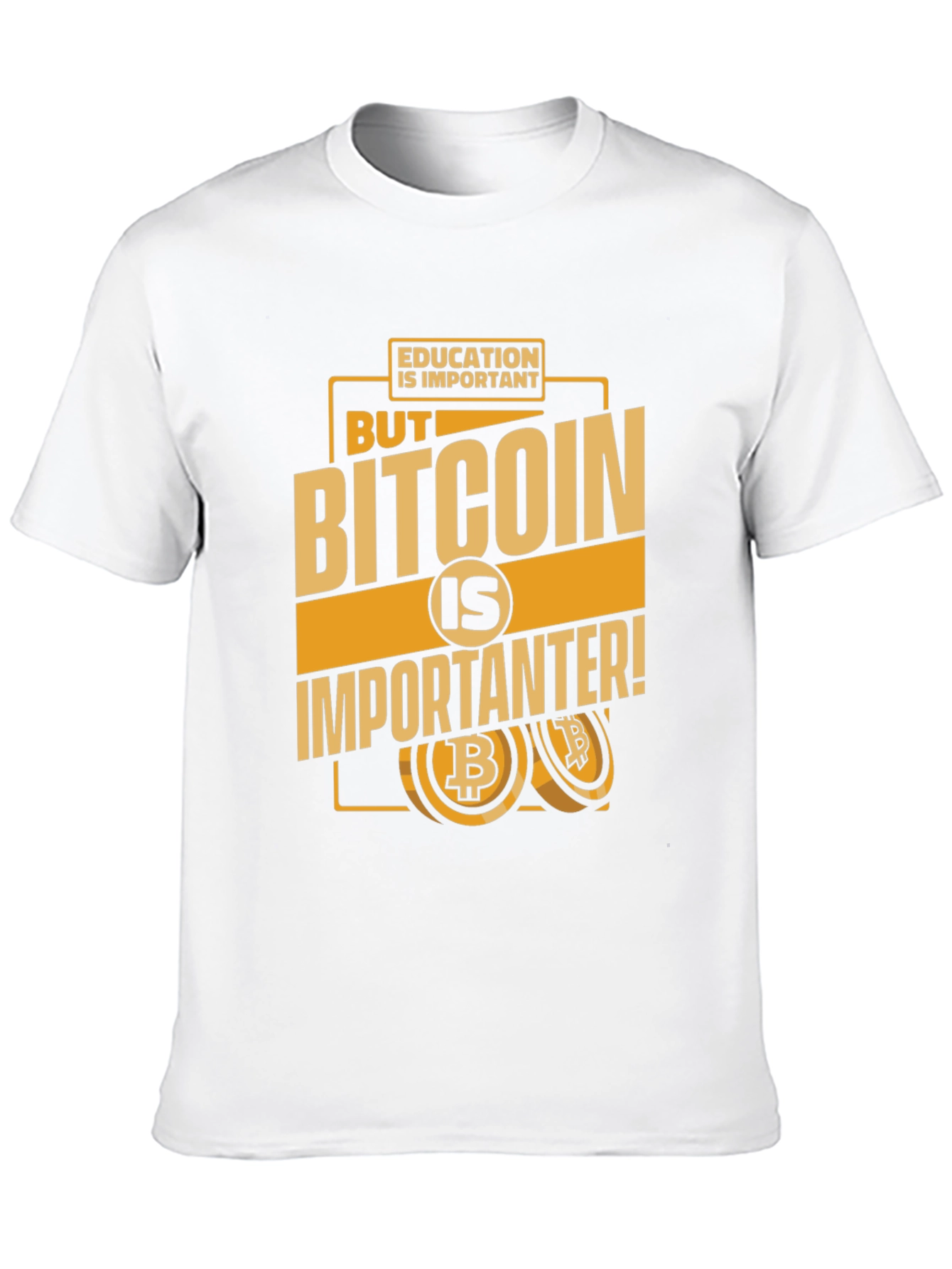 Bitcoin Is Importanter Black T-Shirt