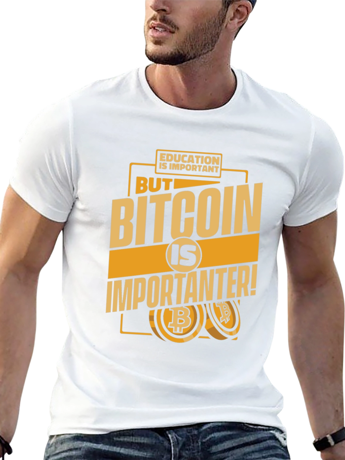 Bitcoin Is Importanter Black T-Shirt