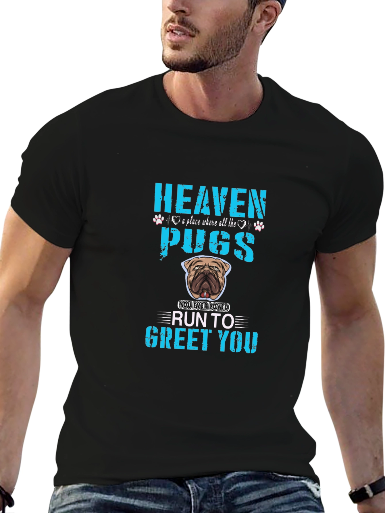 Heaven Pugs T-Shirt
