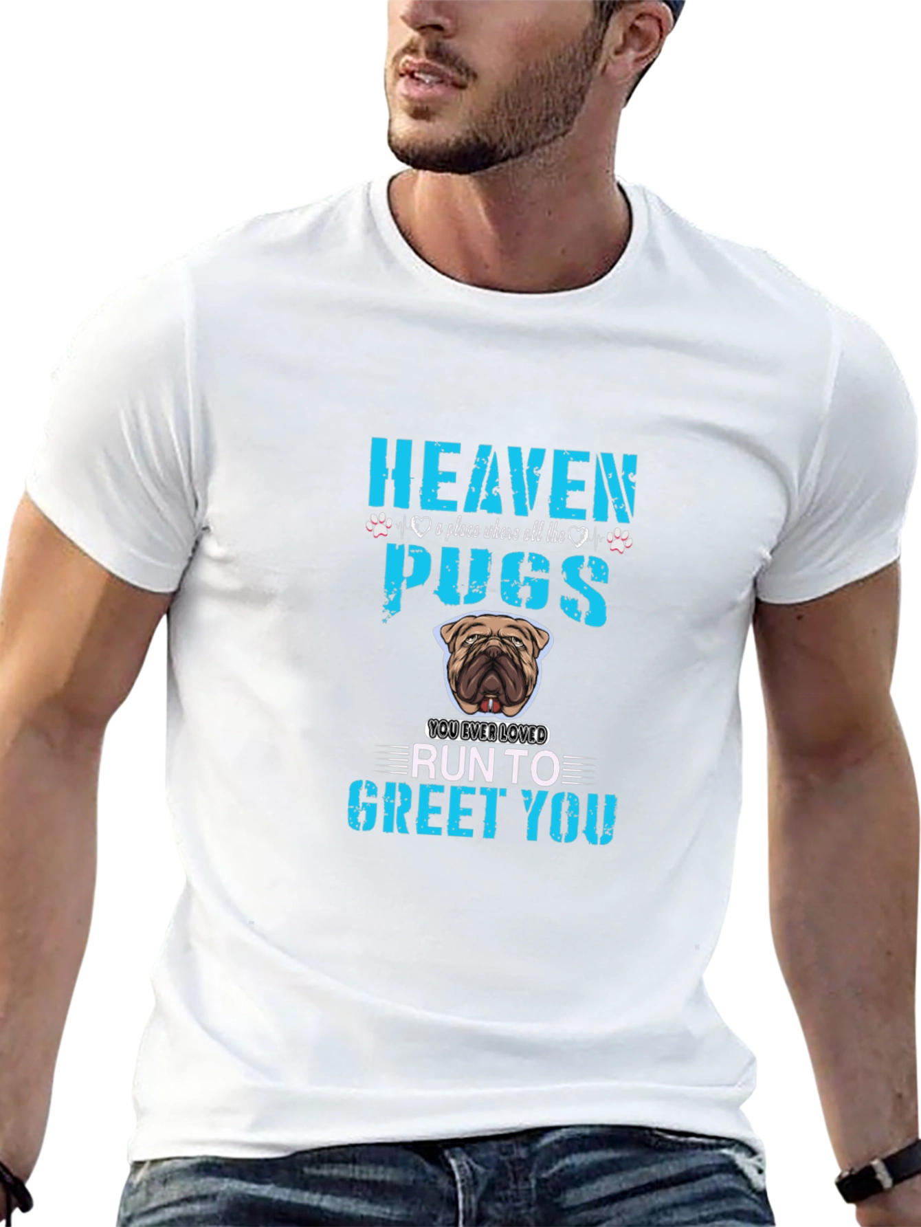 Heaven Pugs T-Shirt