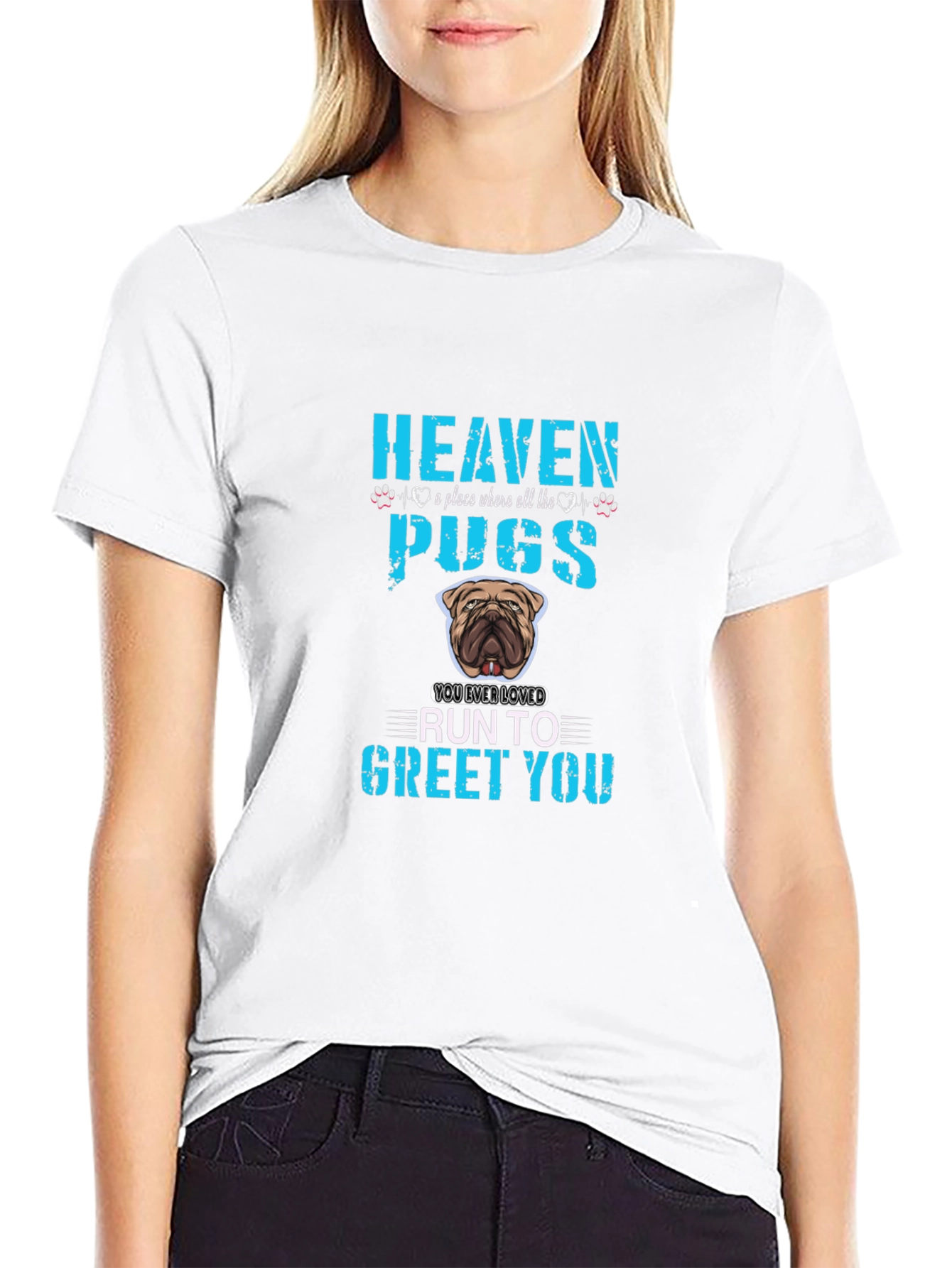 Heaven Pugs T-Shirt