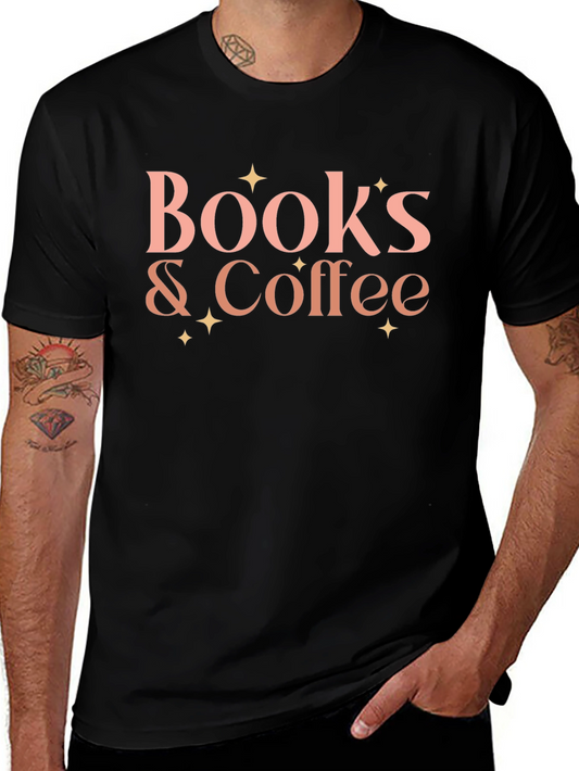Books & Coffee Graphic Tee
