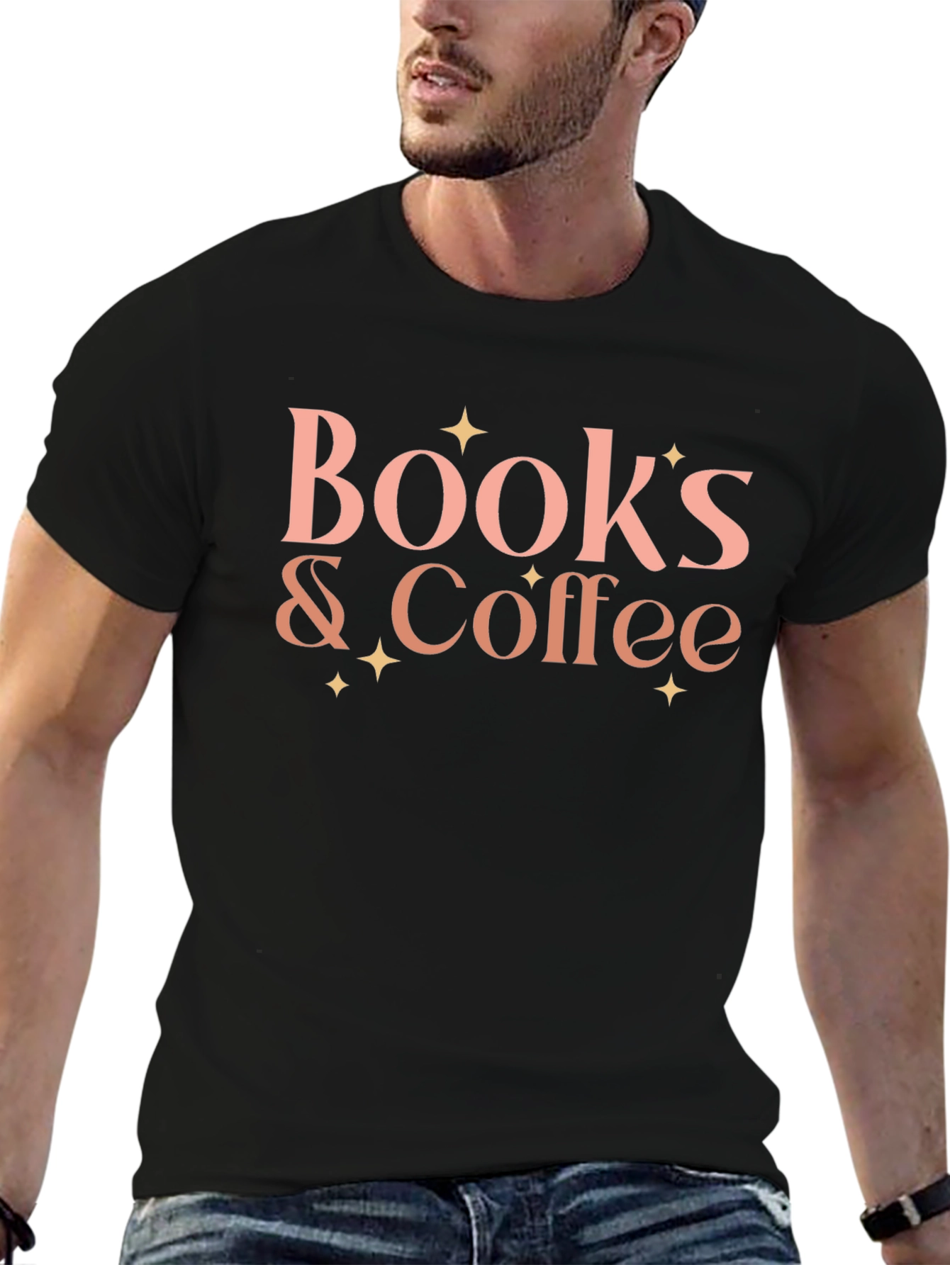 Books & Coffee Graphic Tee