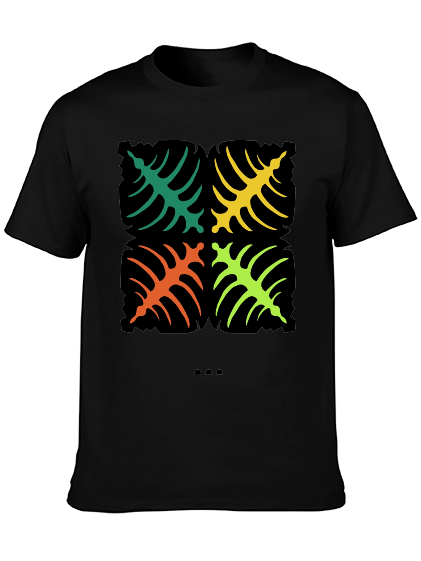 Tropical Leaf Graphic Tee - Bold & Stylish Design