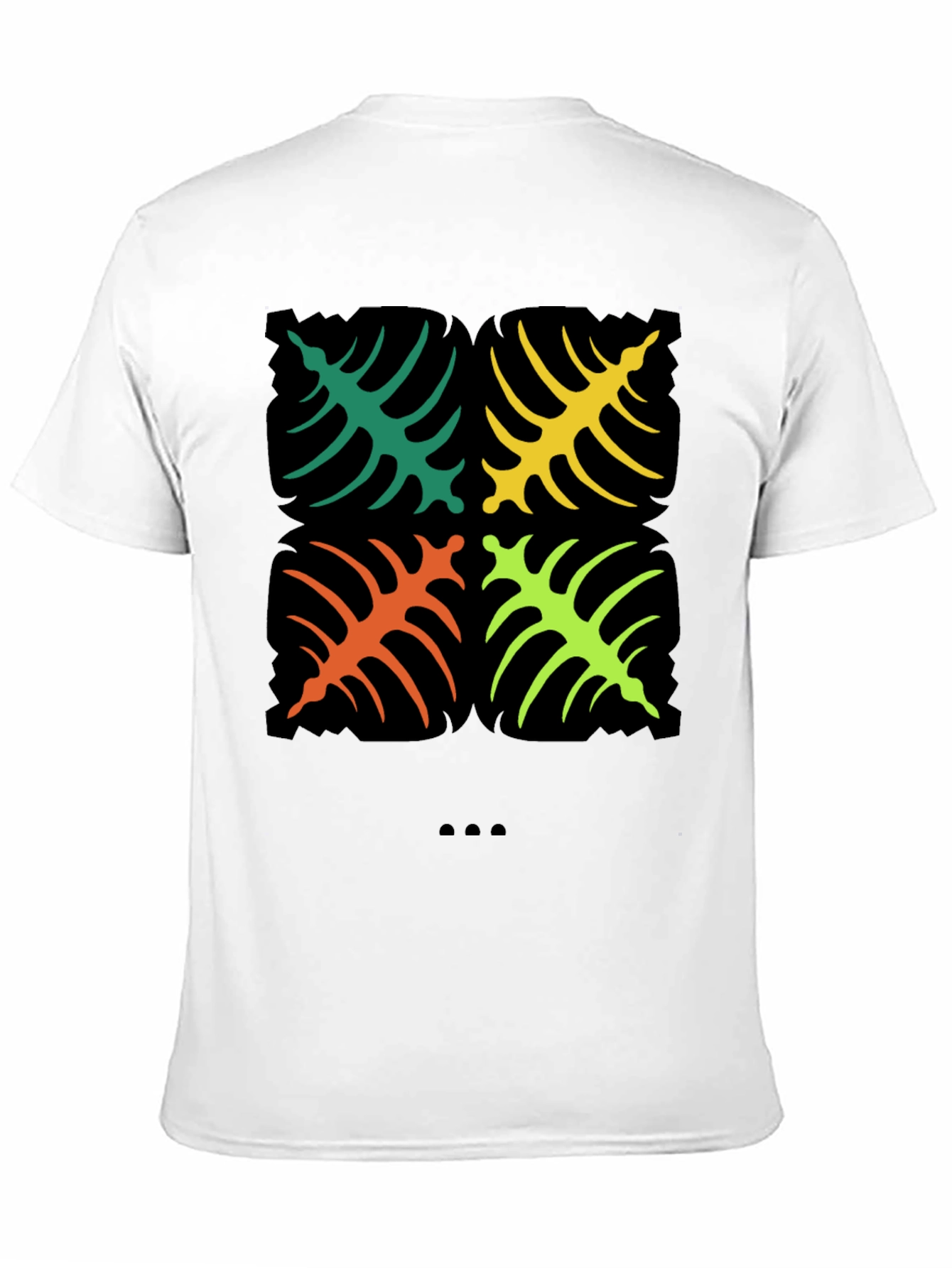 Tropical Leaf Graphic Tee - Bold & Stylish Design